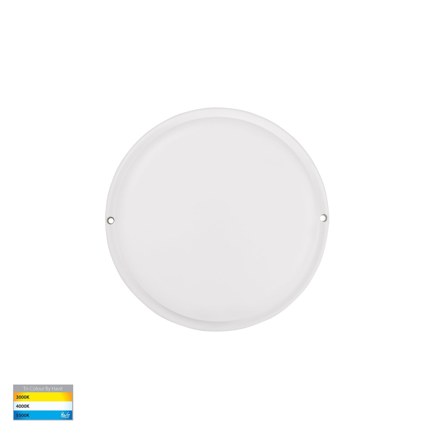 Muovi LED Wall Light 7W Tri Colour White - HV3523T-WHT