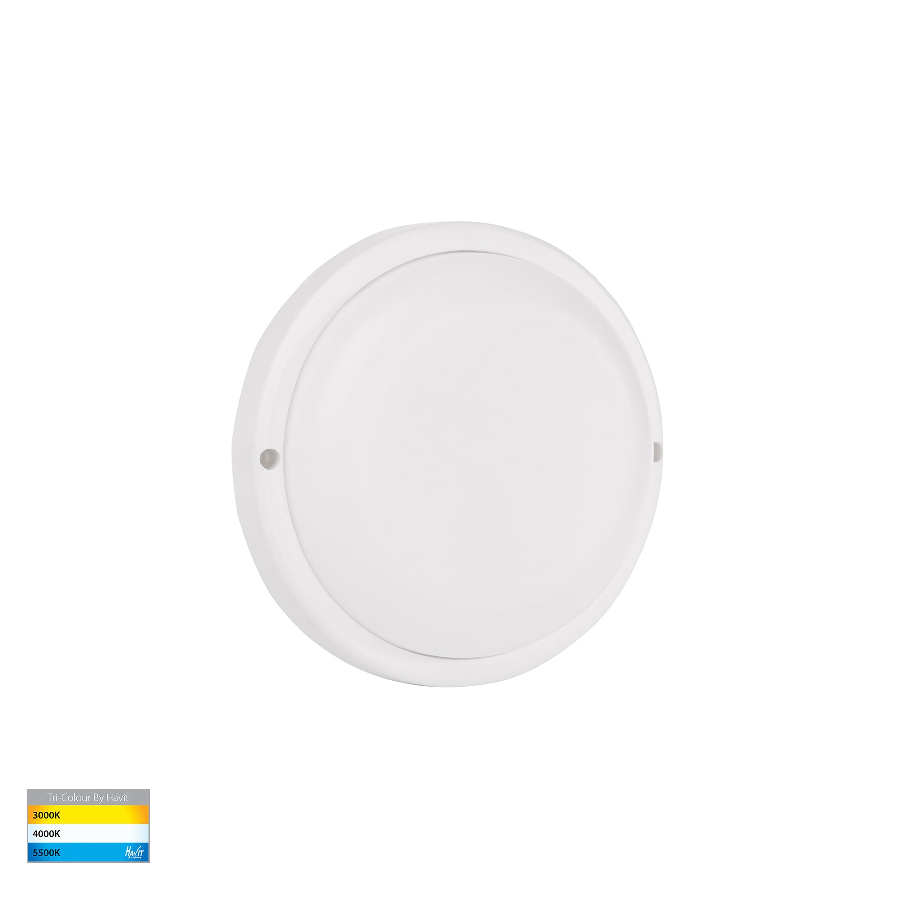 Muovi LED Wall Light 7W Tri Colour White - HV3523T-WHT