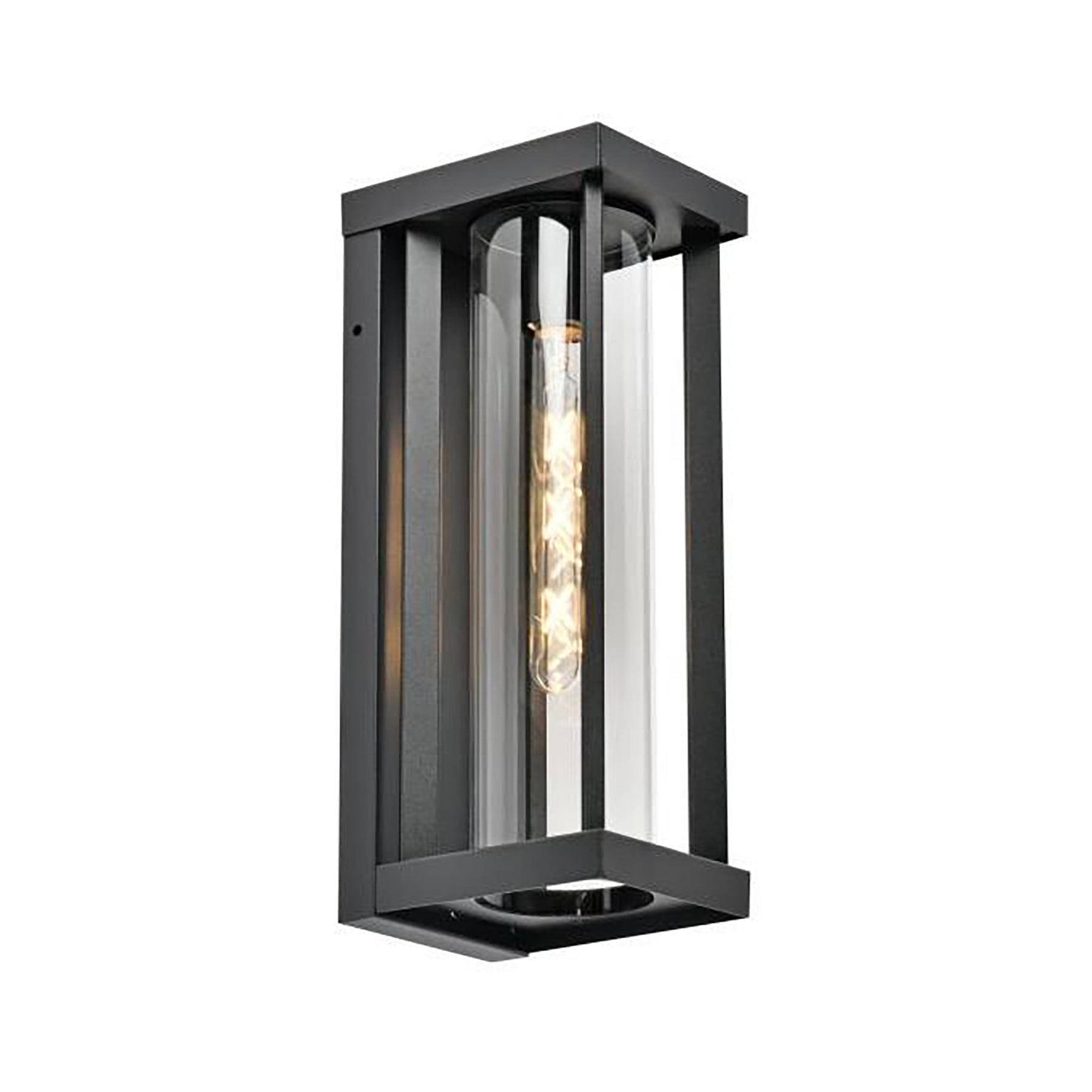Nalia Small LED Wall Light 8W 2700K Black - HV3534W-S-BLK