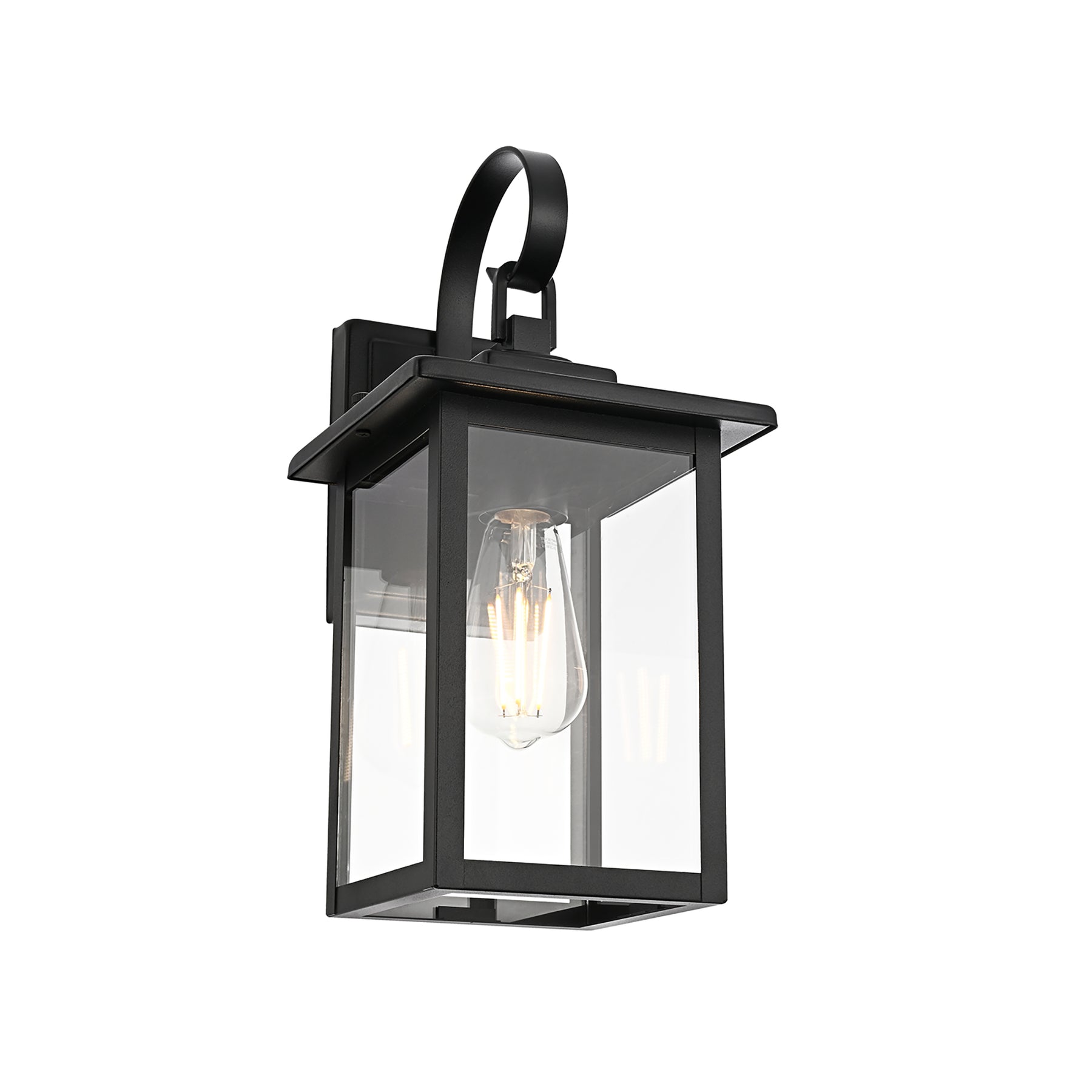 Madix Small LED Wall Light 8W 2700K Black - HV3535W-S-BLK