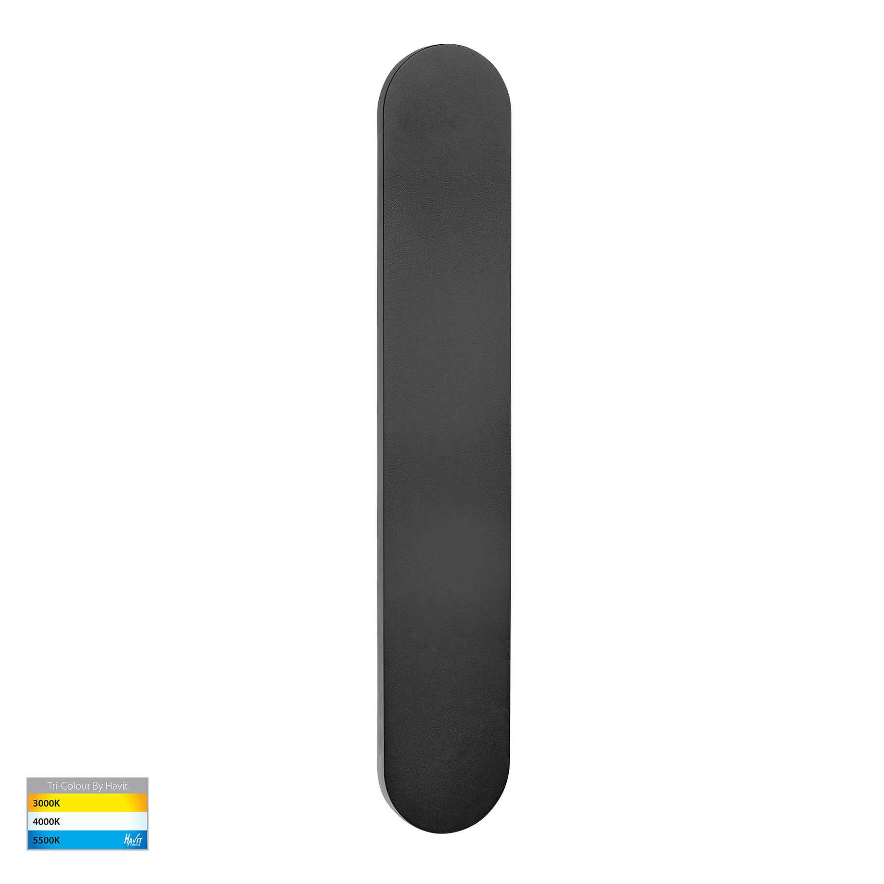 Barline Shadow LED Wall Light 12W Tri Colour Black - HV3562T-BLK