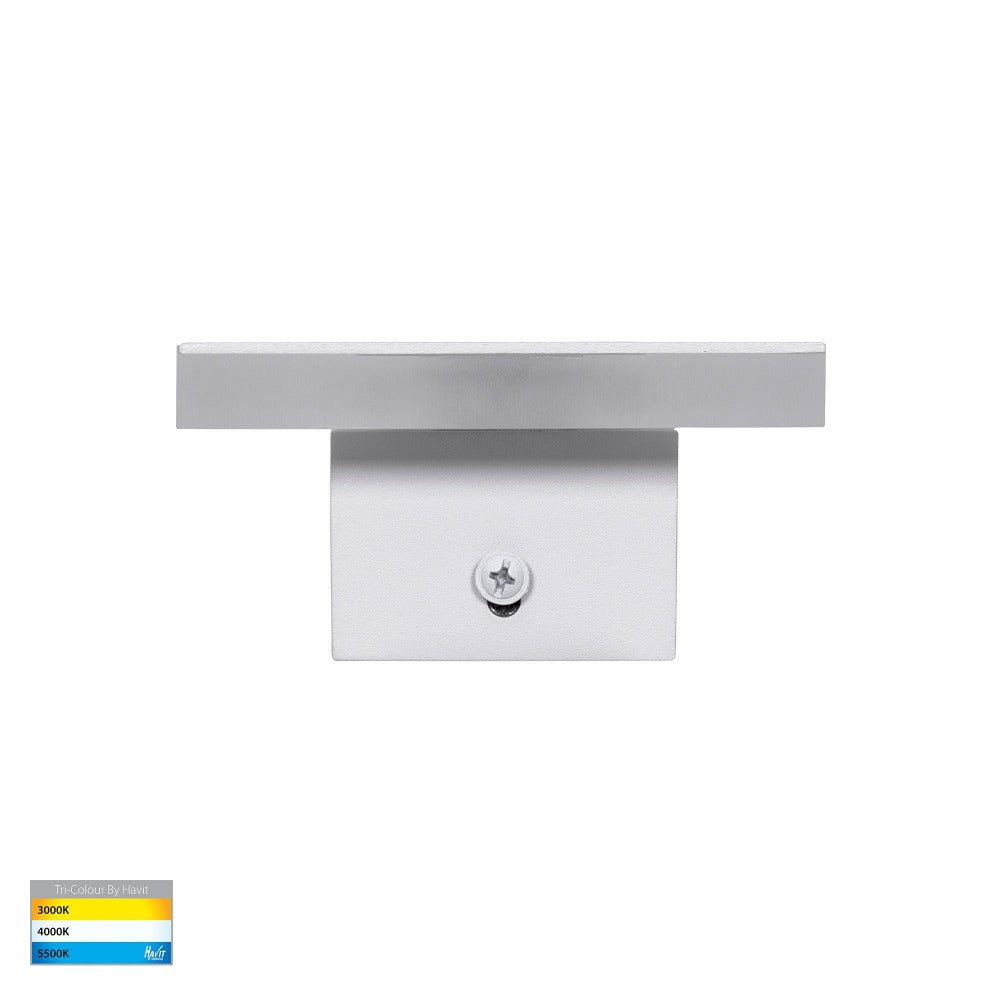 Buy Exterior Wall Lights Australia Barline Shadow Exterior Wall Light L600mm White 3CCT - HV3572T-WHT