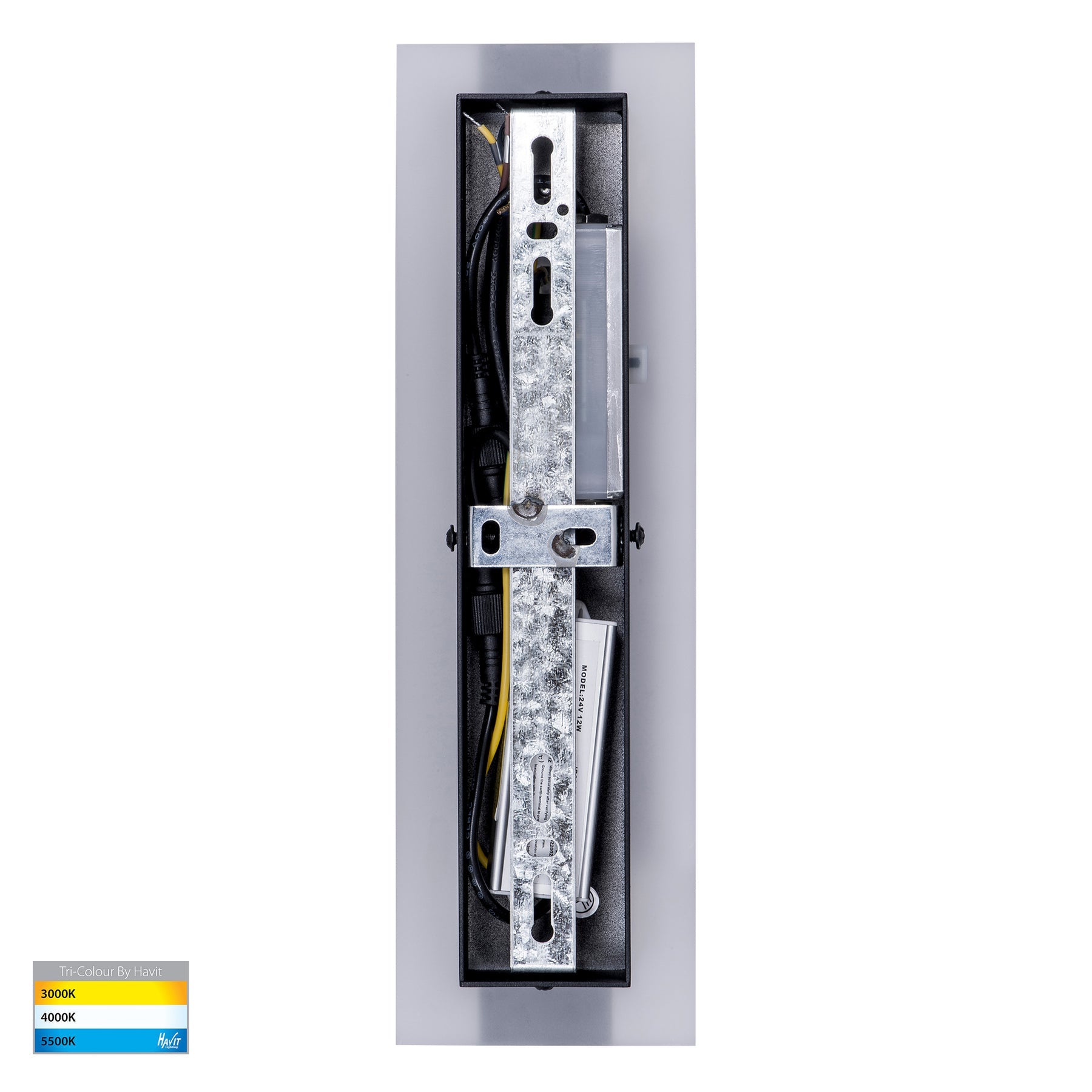 Barline LED 300mm Wall Light 24V 4.5W-9W 3CCT Black - HV3581T-BLK-24V