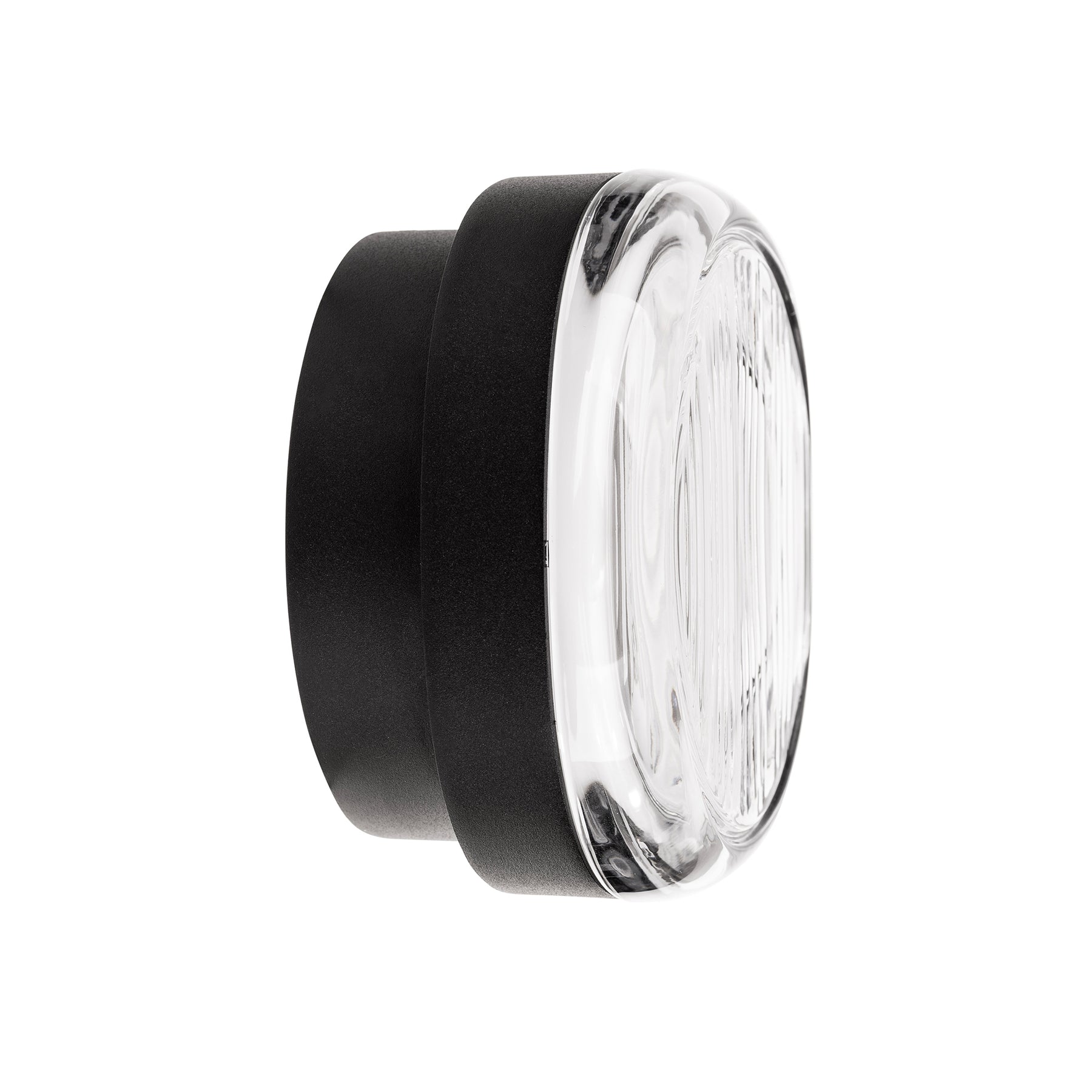 Lasi LED Wall Light 240V 12W 3000K Black - HV3619W-BLK
