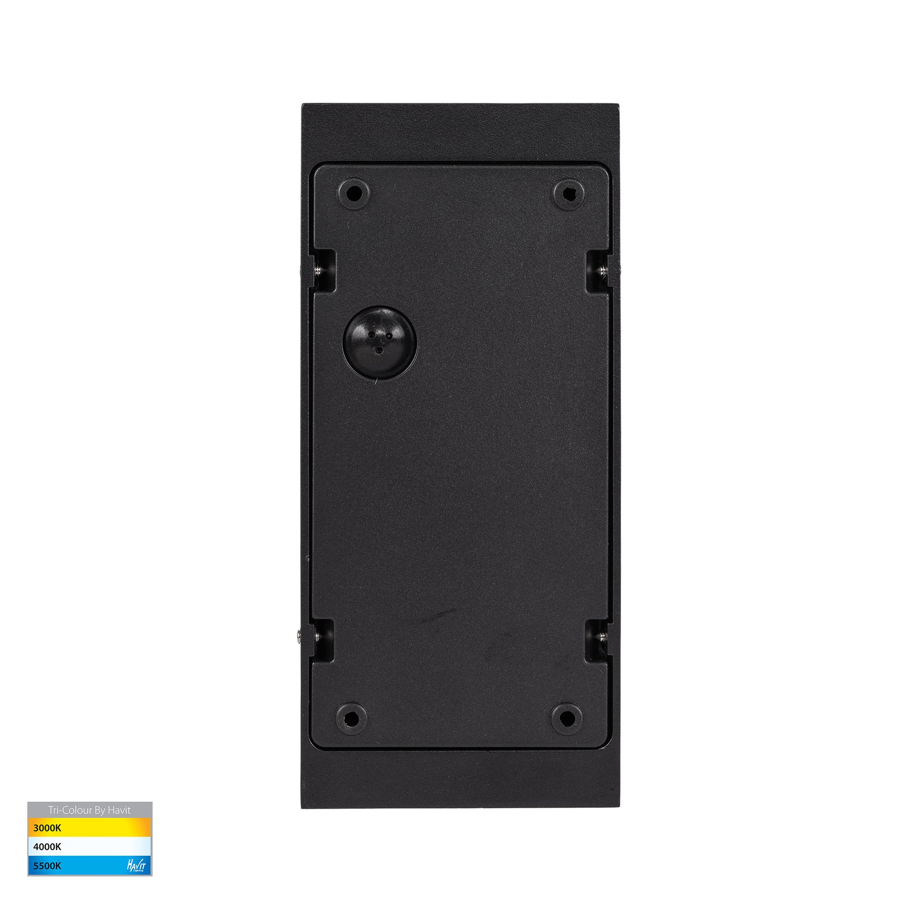 Essil Aluminium Up & Down LED Wall Light 12V TRI Colour Black - HV3650T-BLK-12V