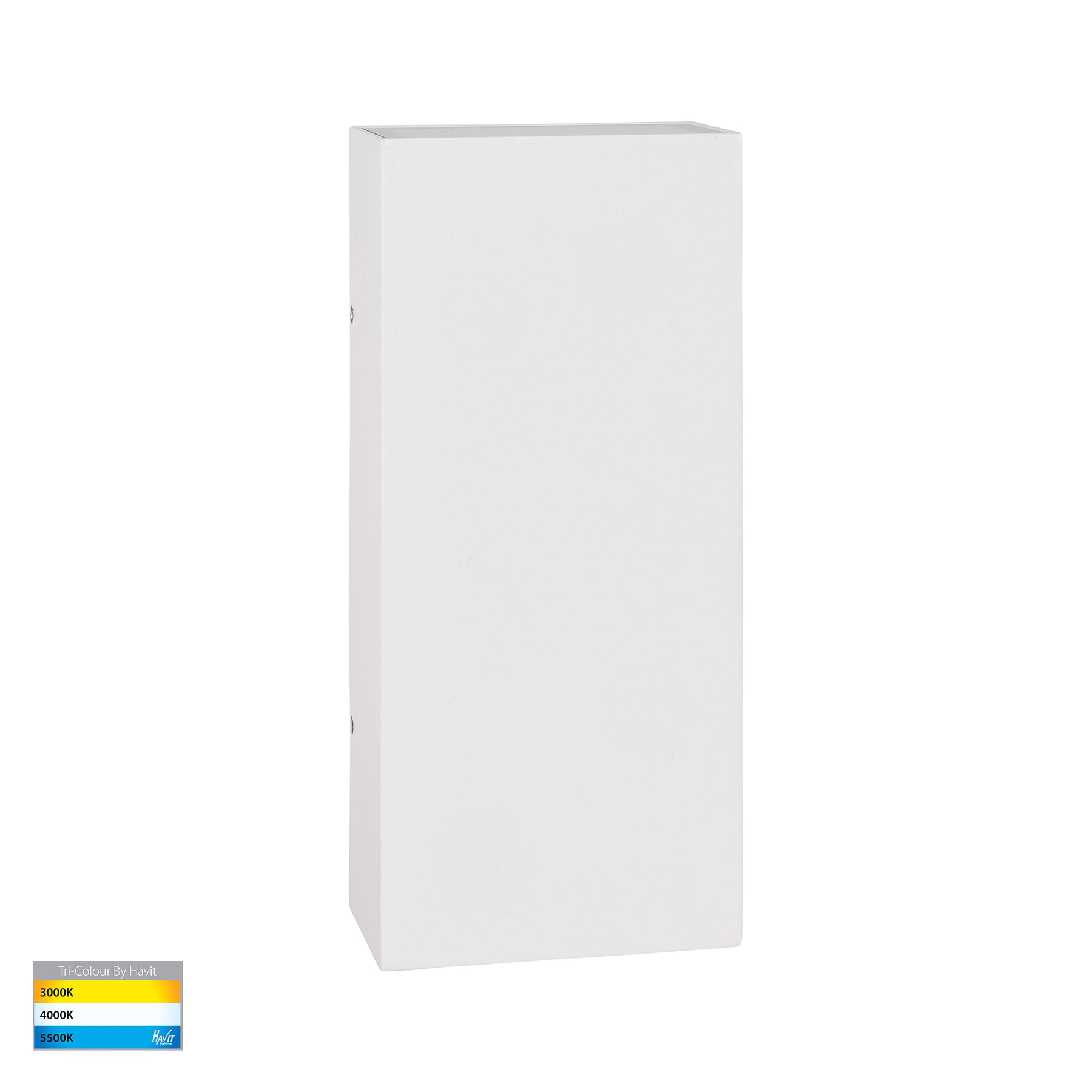 Essil Aluminium Up & Down LED Wall Light 12V TRI Colour White - HV3650T-WHT-12V