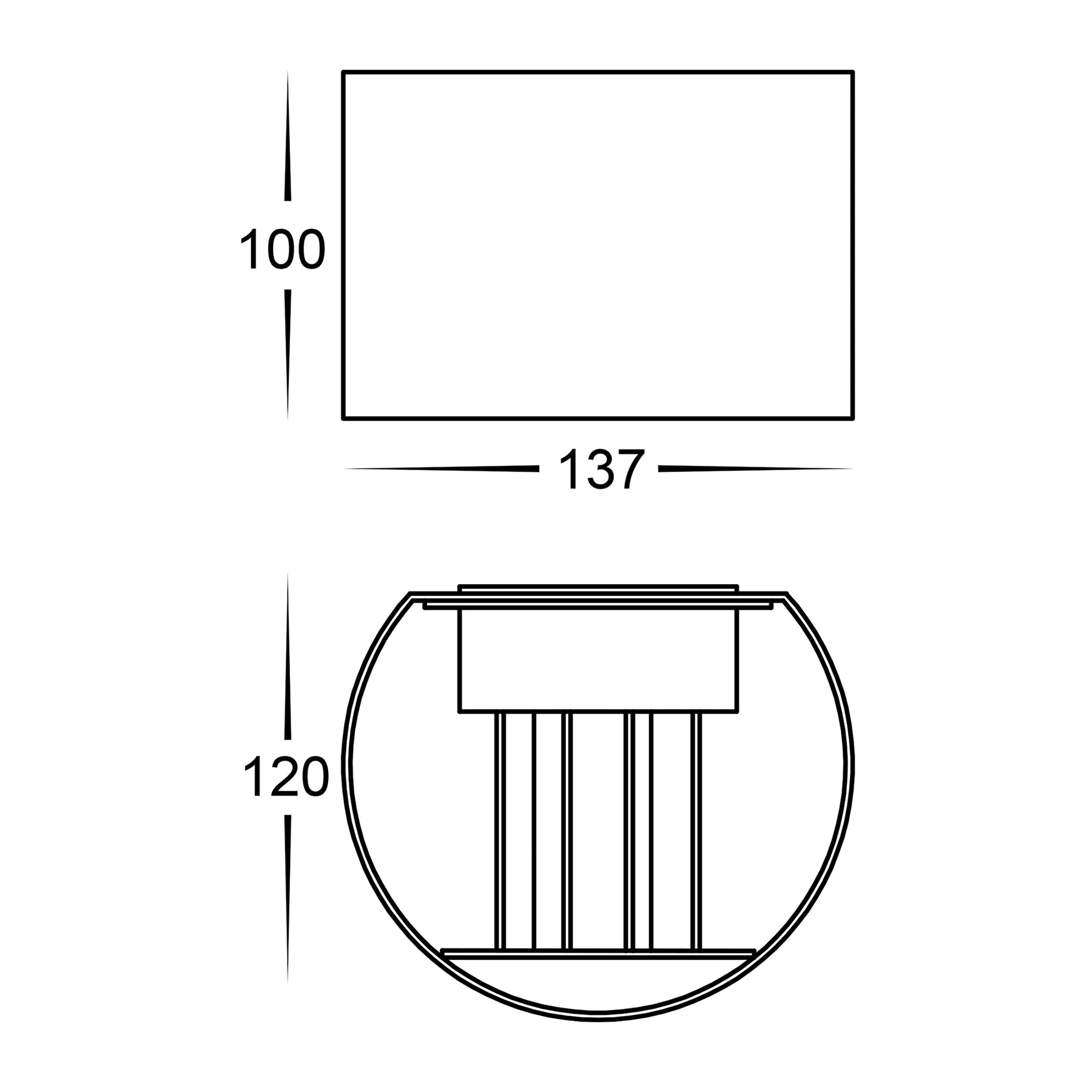 Versa Round Up & Down LED Wall Light Aluminium White 12V TRI Colour - HV3658T-WHT-RND-12V