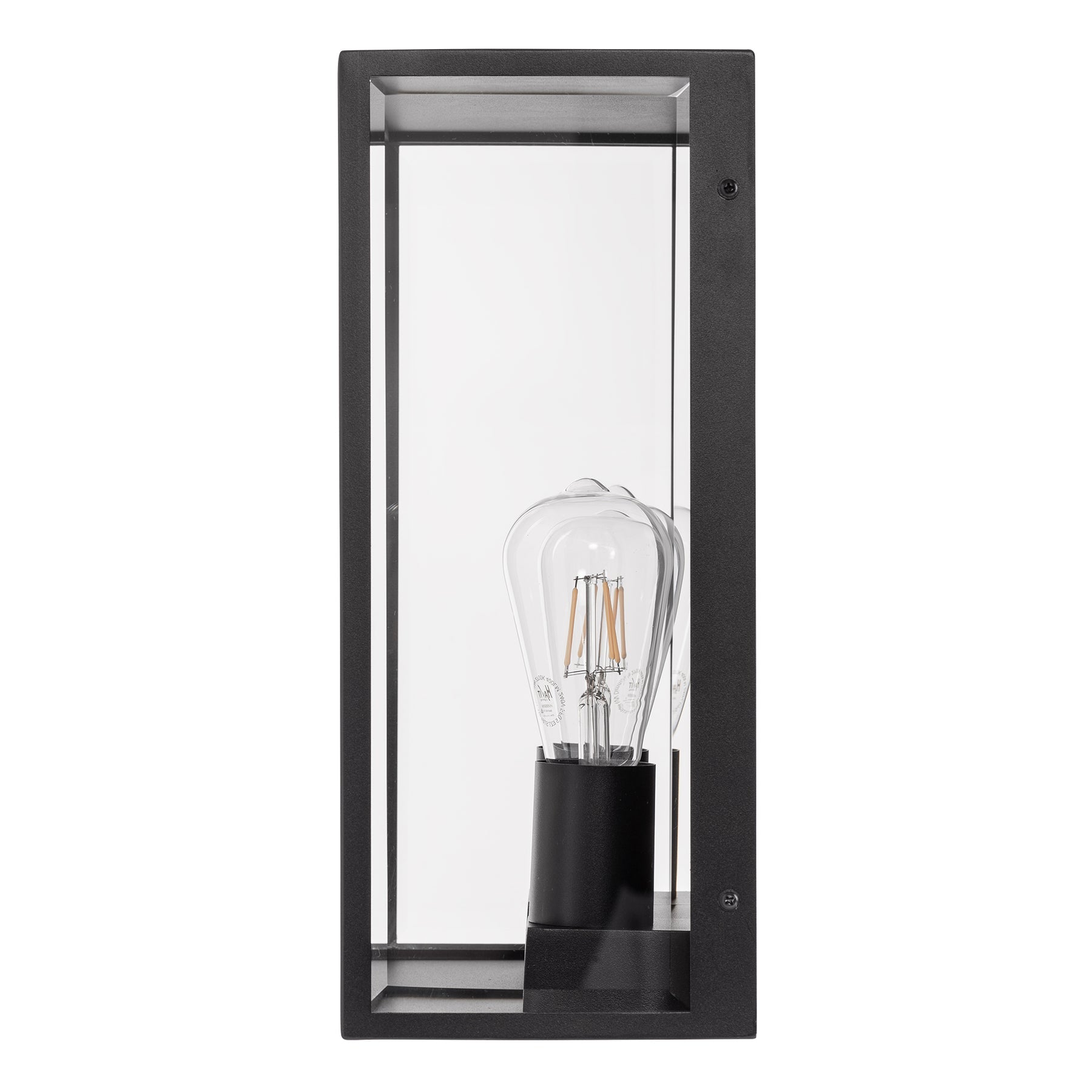 Bayside 316 Stainless Steel Double LED Wall Light Black 240V 4W 2700K - HV36592W-BLK