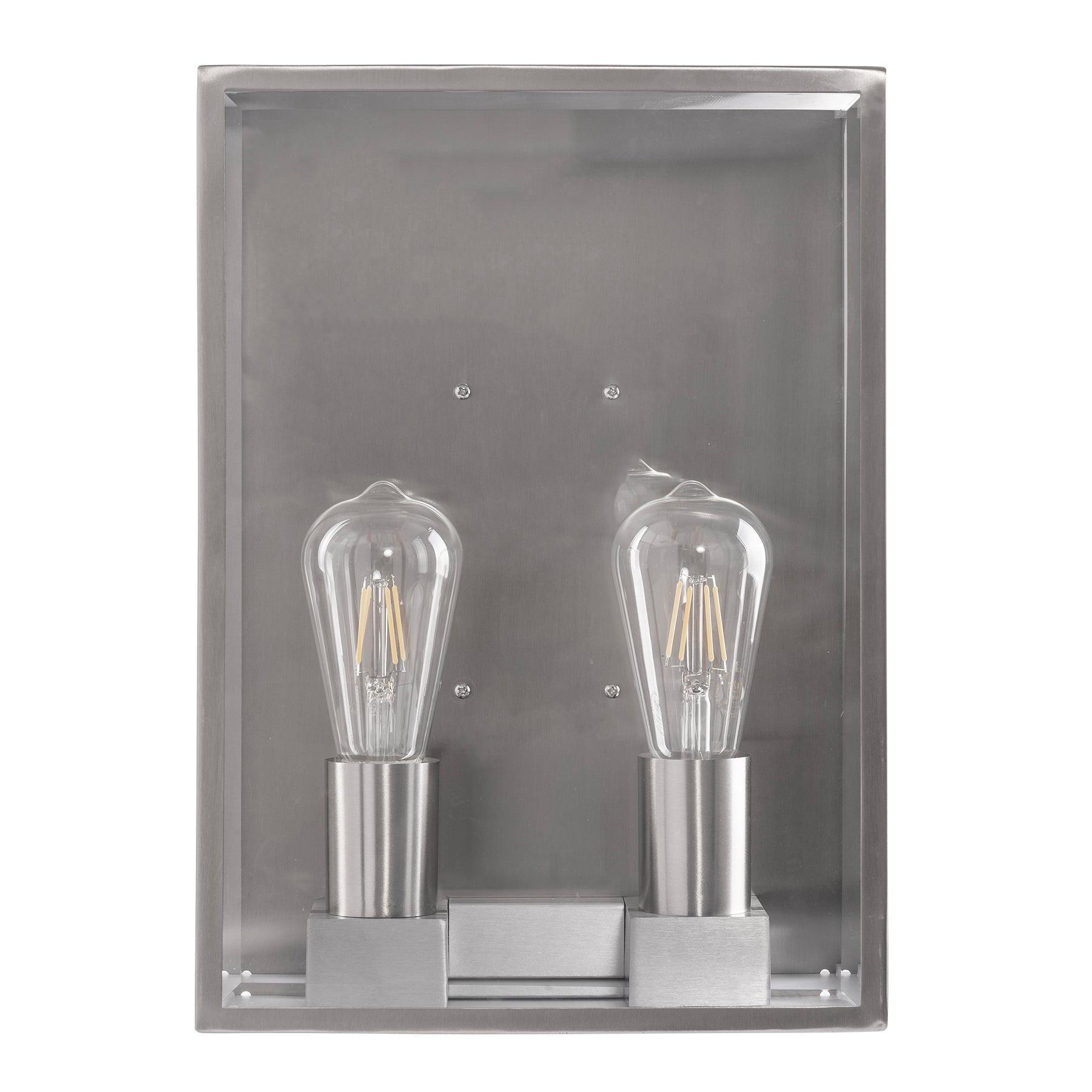 Bayside 316 Stainless Steel Double LED Wall Light 240V 4W 2700K - HV36592W-SS316