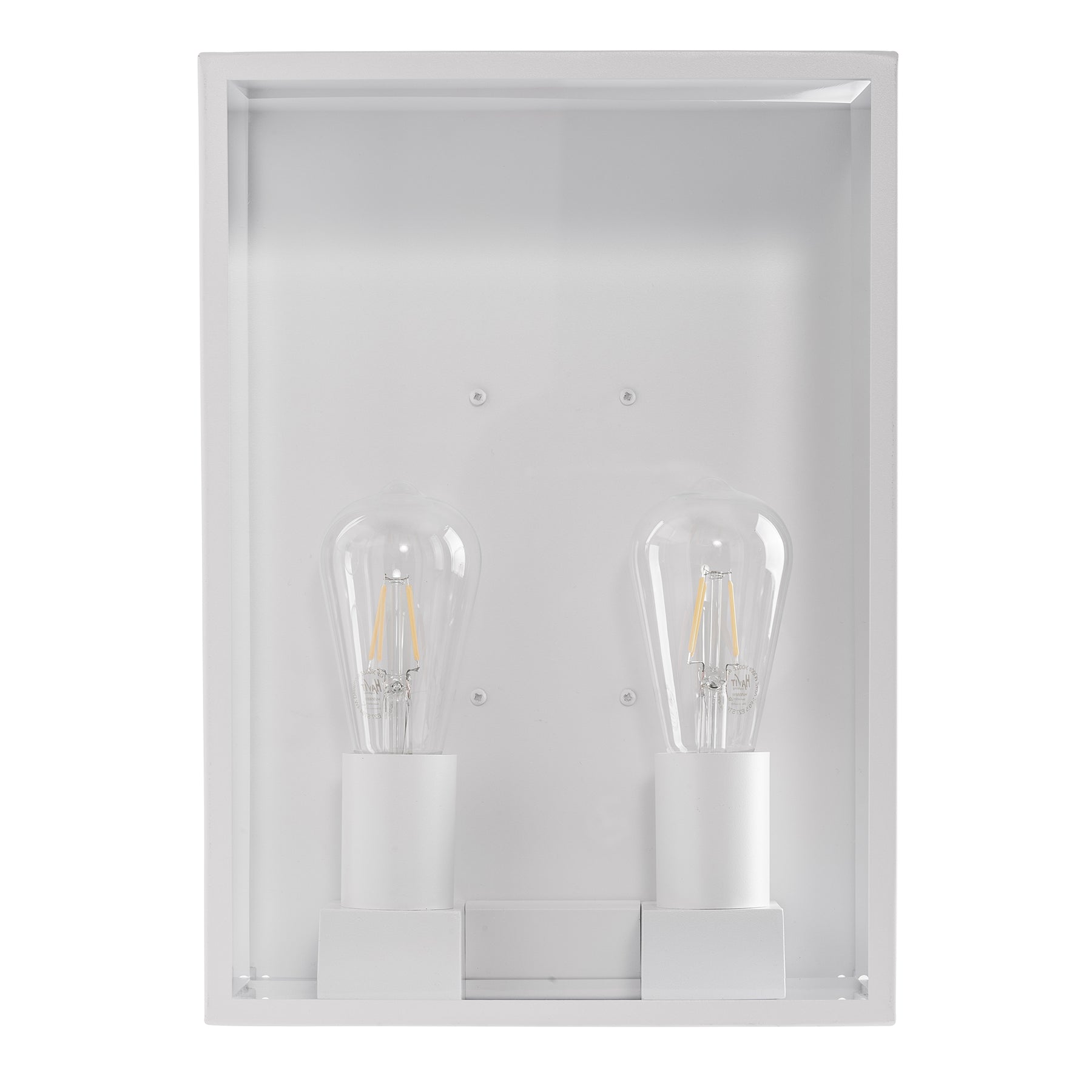 Bayside 316 Stainless Steel Double LED Wall Light 240V 4W 2700K White - HV36592W-WHT