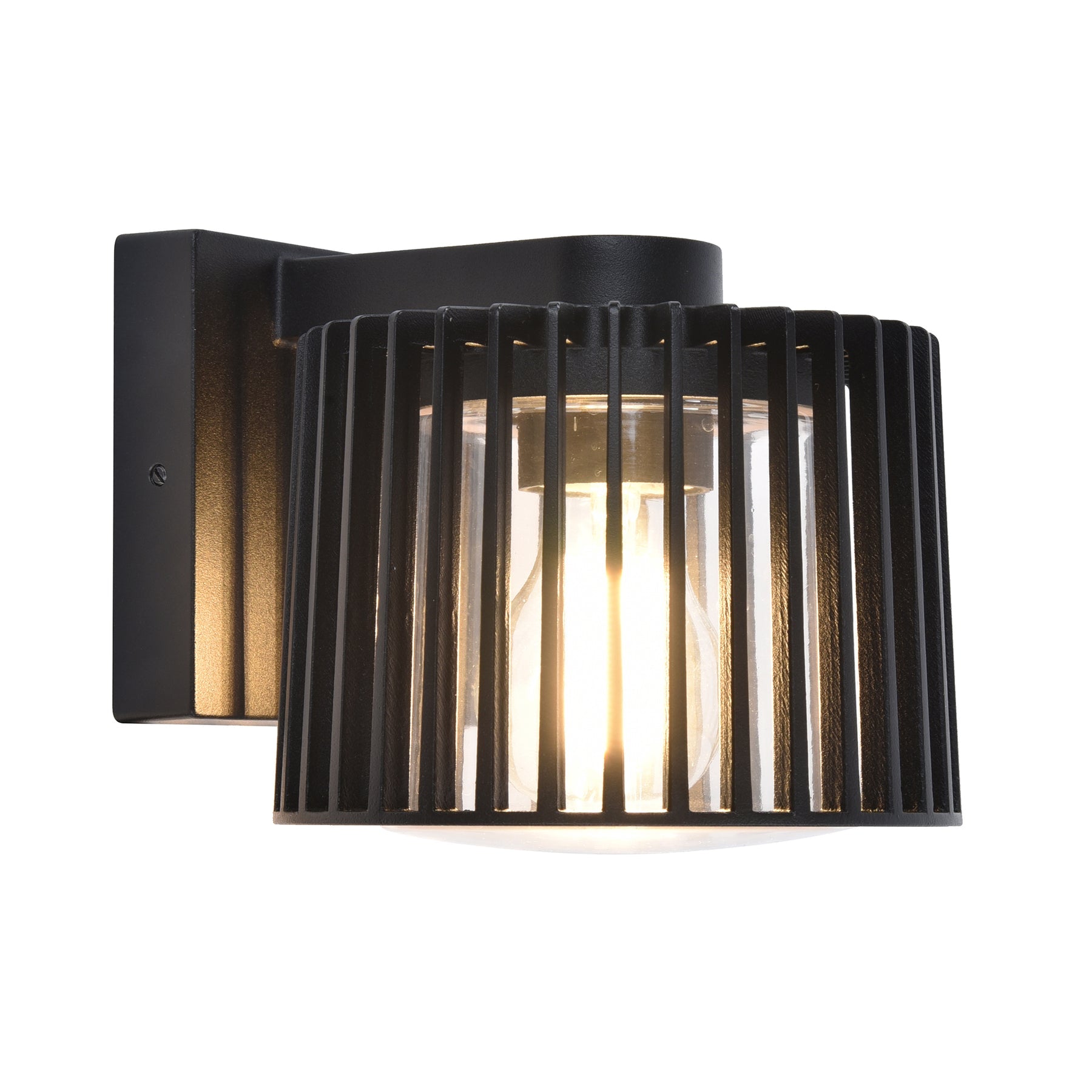 Lumo Aluminium LED Wall Light 9W 2700K Black - HV3694W-BLK