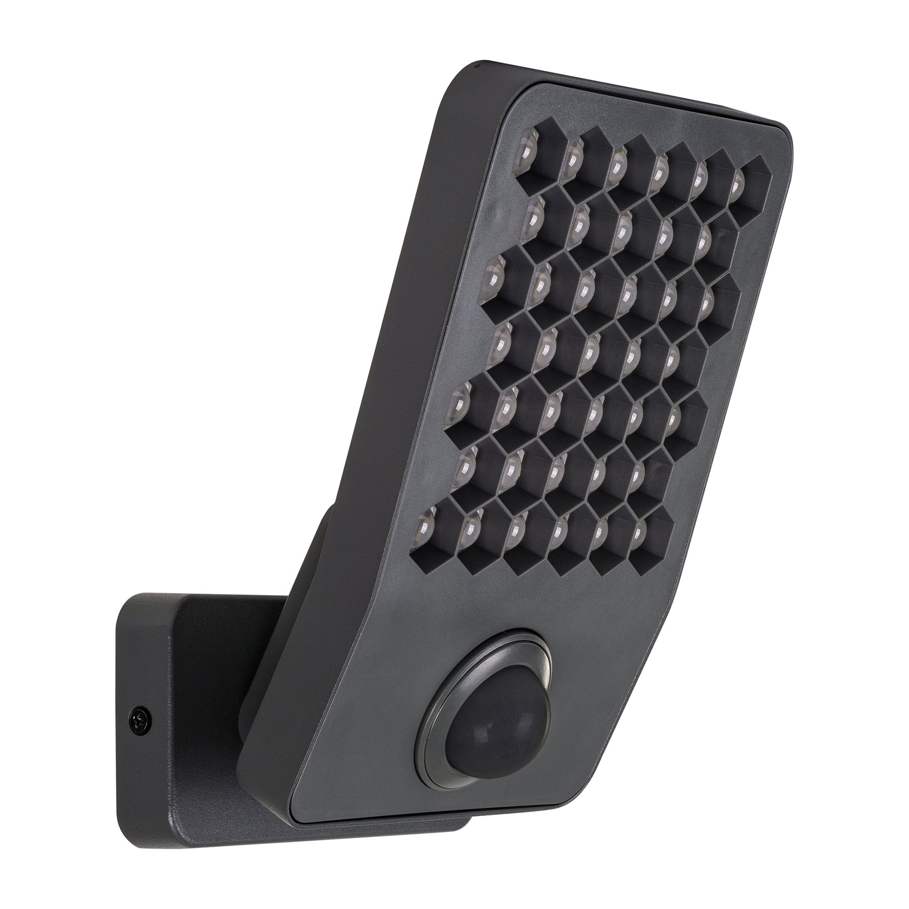 Favo LED Floodlight With Sensor 240V 13.7W 4000K Grey - HV3721N-GRY-PIR