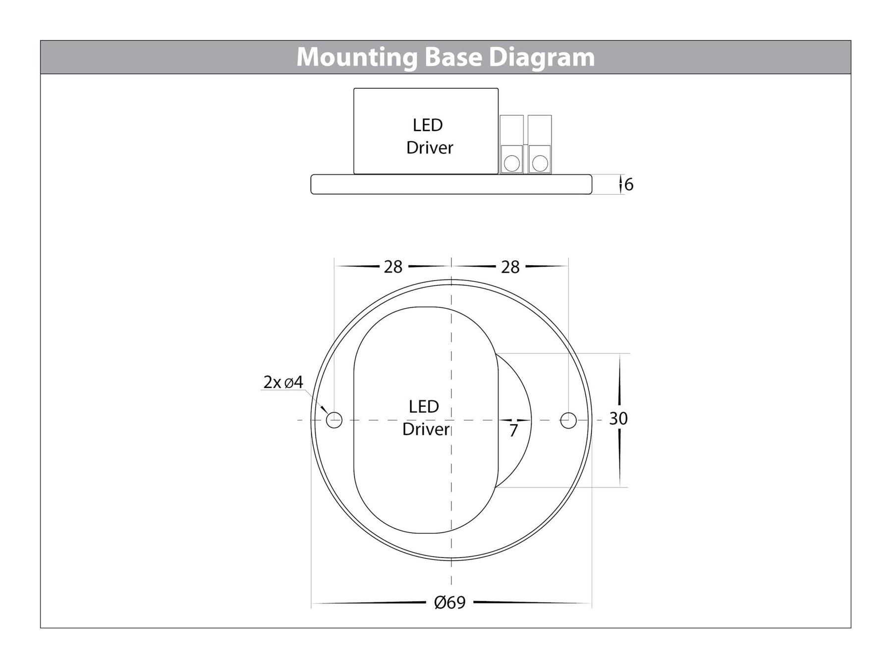 Nella Surface Mounted LED Downlight With Extension White 7W 12V Tri Colour - HV5802T-WHT-EXT-12V