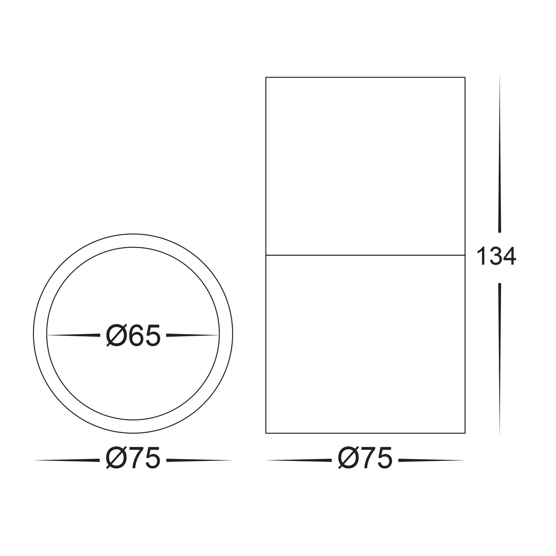 Nella Surface Mounted LED Downlight With Extension White 7W 12V Tri Colour - HV5802T-WHT-EXT-12V