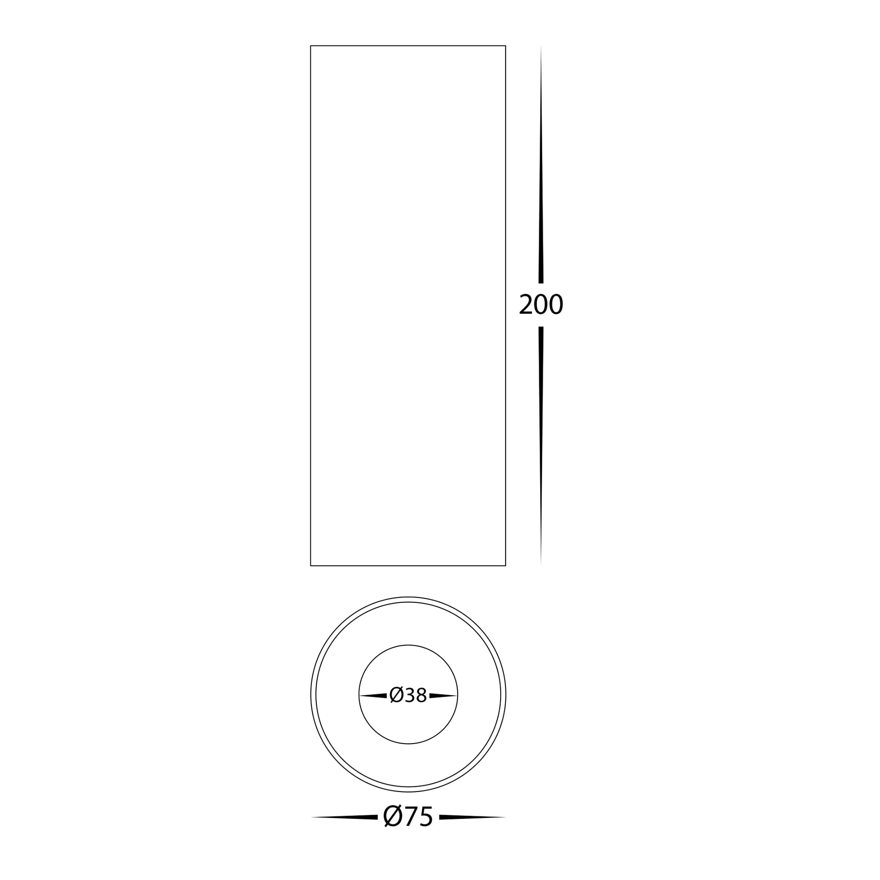 Nella Surface Mounted LED Downlight With Extension White 7W 12V 5CCT - HV5841S-WHT-EXT-12V