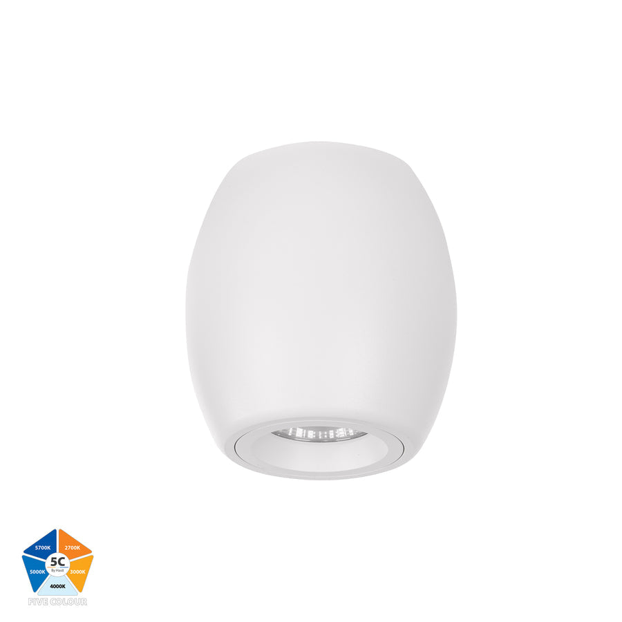 Nella LED Surface Mounted Downlight 7W 5CCT White - HV5848S-WHT