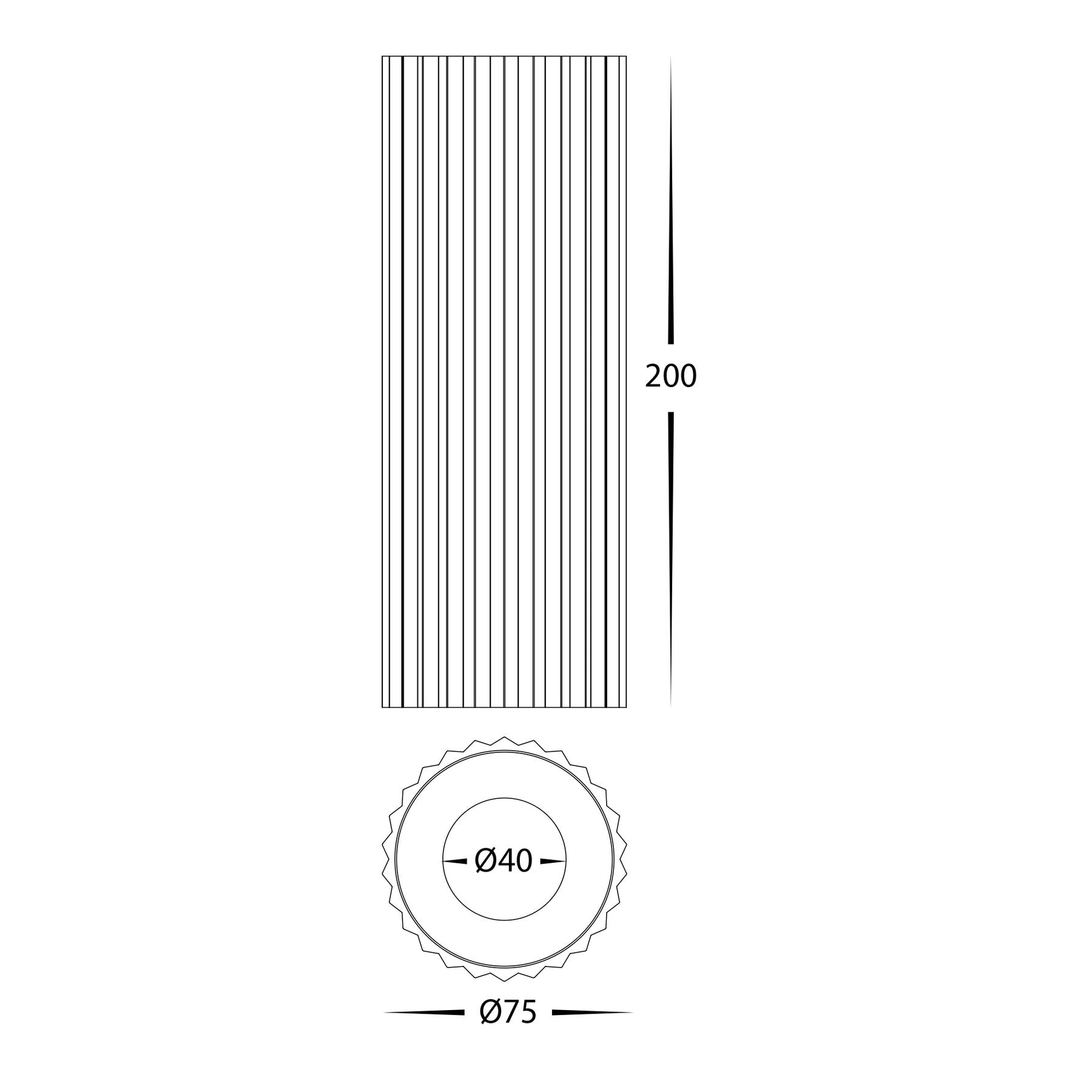 Nella 200mm LED Surface Mounted Round Downlight 12V 7W 5CCT Black - HV5851S-BLK-EXT-12V