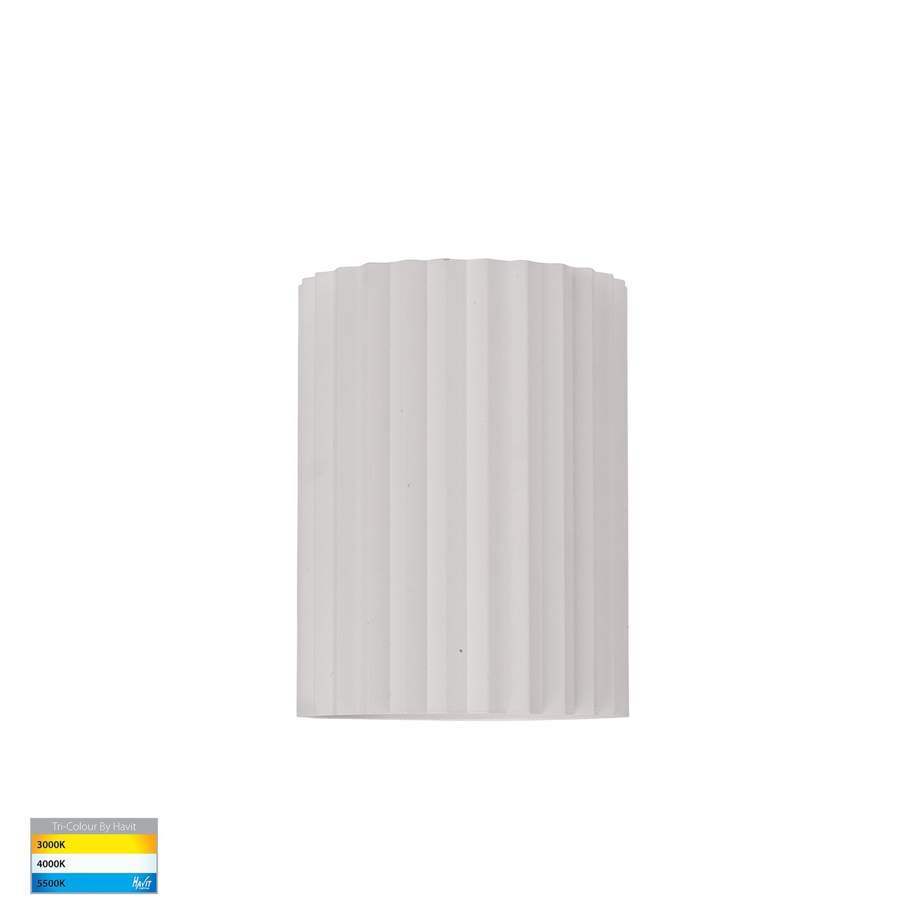 Nella 100mm LED Surface Mounted Round Downlight 240V 7W 5CCT White - HV5851S-WHT