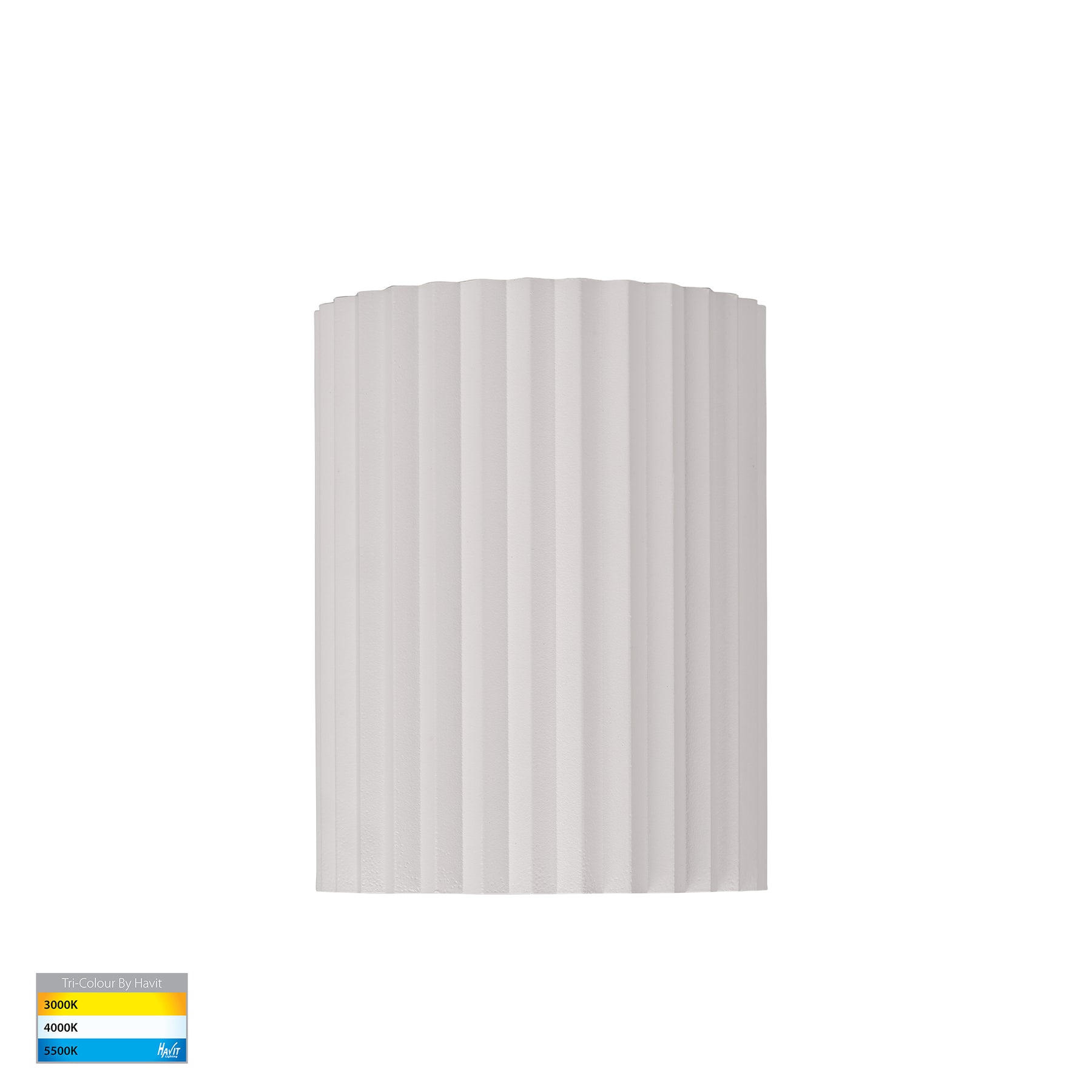 Nella 120mm LED Surface Mounted Round Downlight 12V 12W 5CCT White - HV5852S-WHT-12V