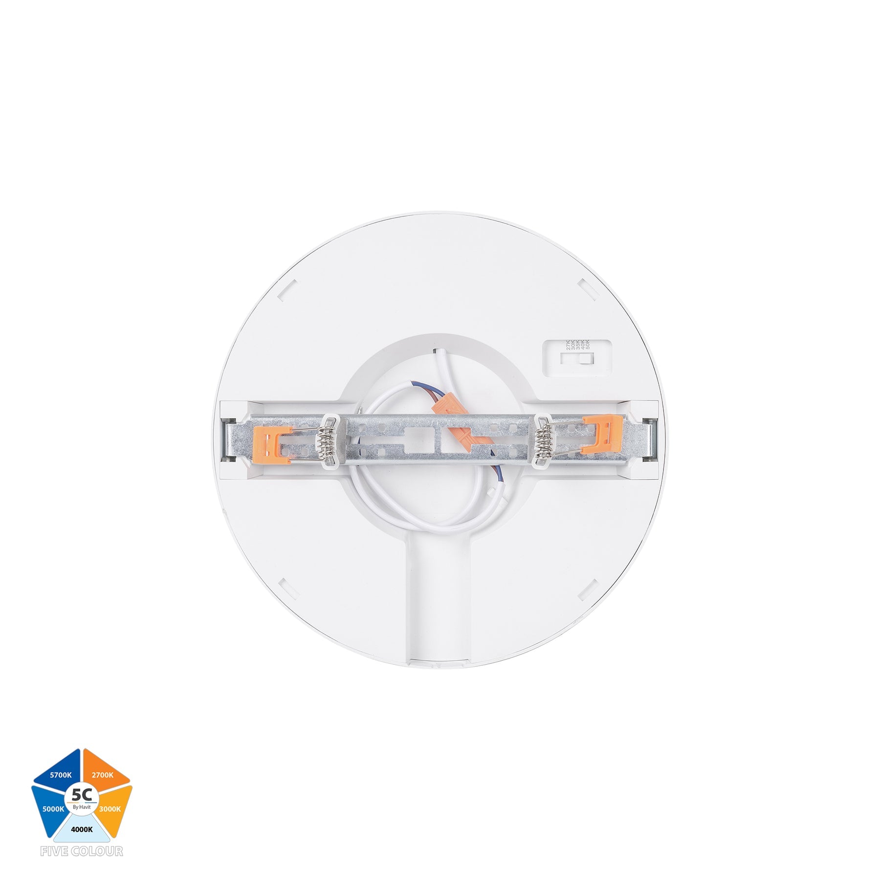 Auster LED Oyster Light 18W 5CCT White - HV5863S-WHT