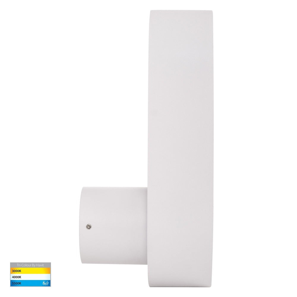 Buy Wall Sconce Australia Ovale LED Wall Sconce White 3CCT - HV8080T-WHT