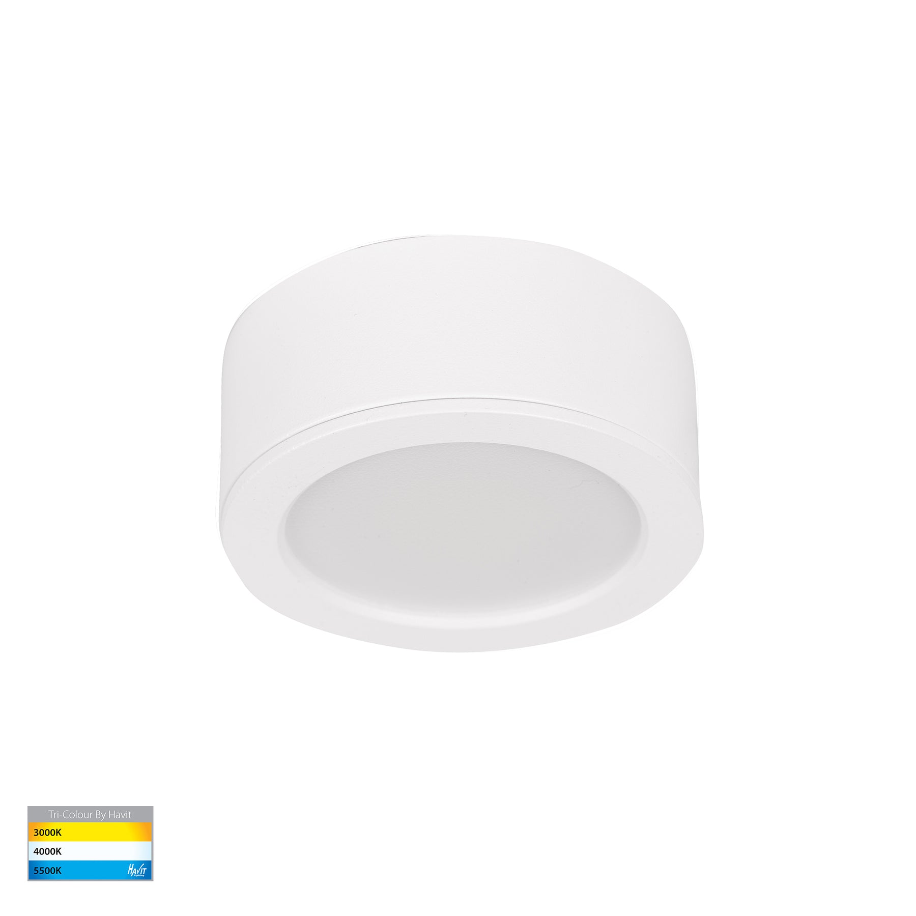 Skap LED Cabinet Light 12V 3W Tri Colour White - HV8201T-WHT