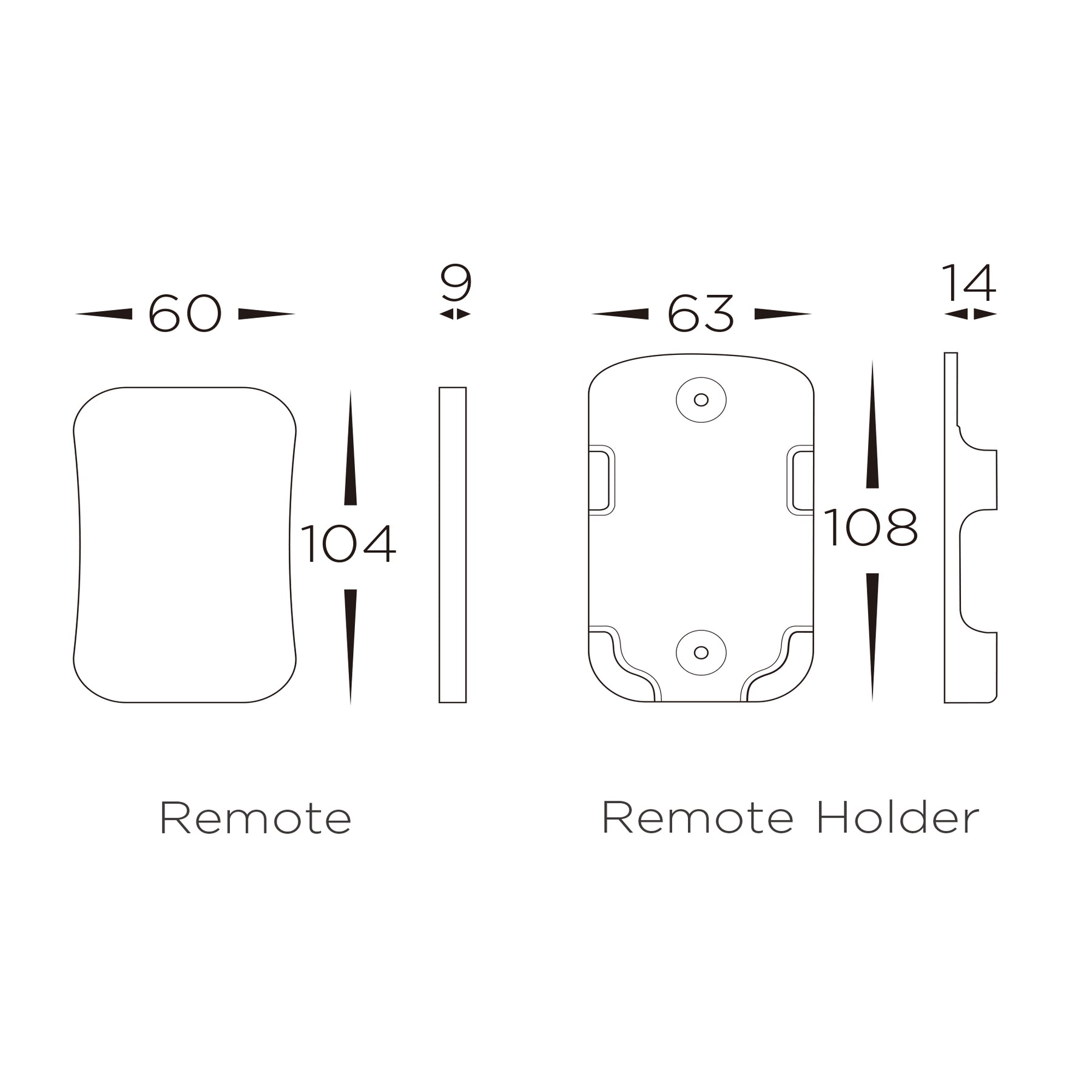 SPI Remote Controller RGB-HV9102-SPI-R9