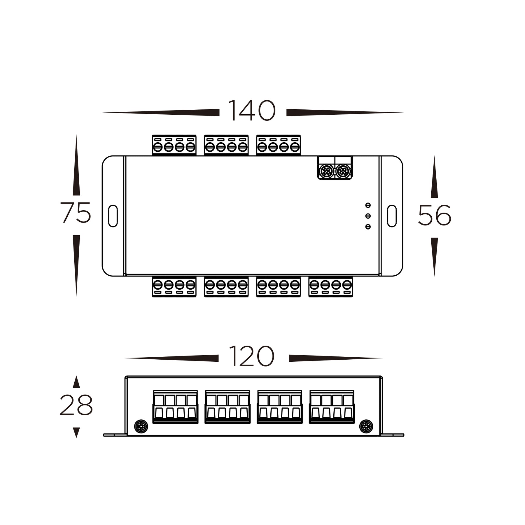 6 Channel SPI Repeater - HV9104-SPI-6CH