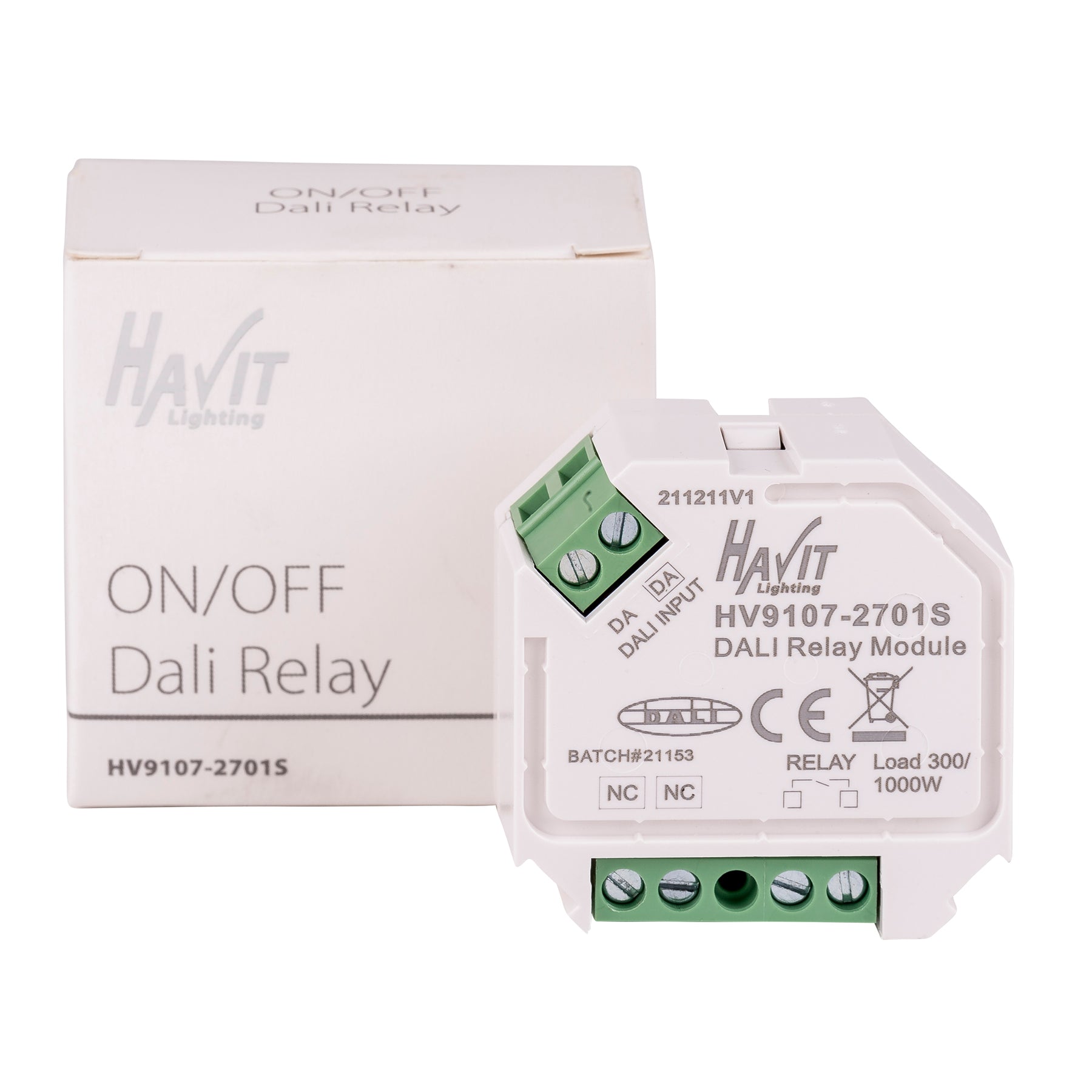 Dali Relay Module LED  Plastic White 240V - HV9107-2701S