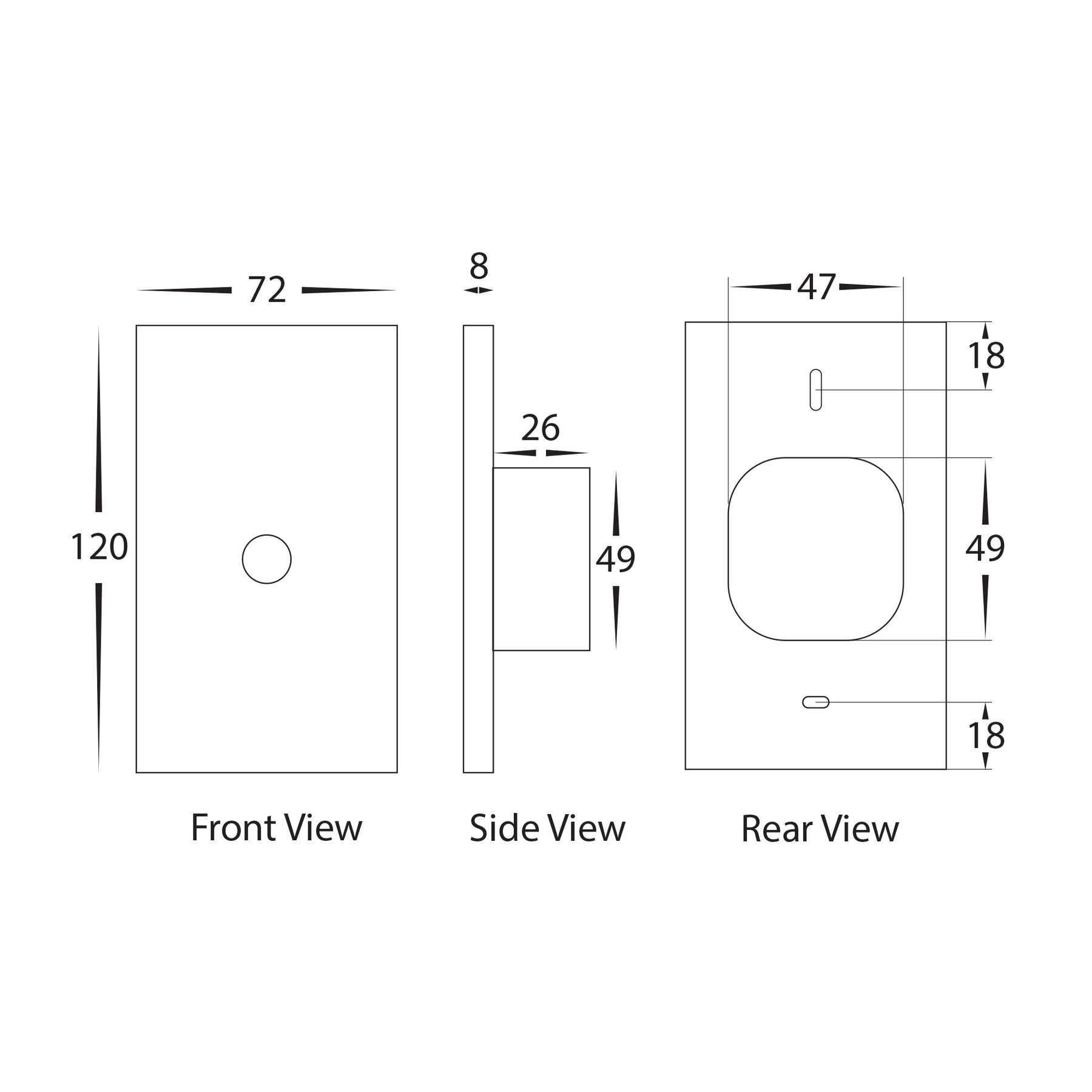 Wifi Single Gang Wall Switch White - HV9110-1