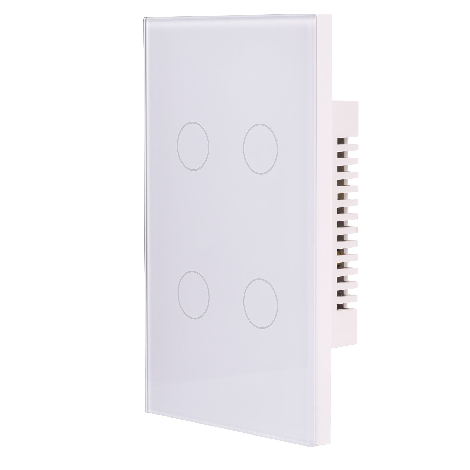 Wifi Four Gang Wall Switch White - HV9110-4