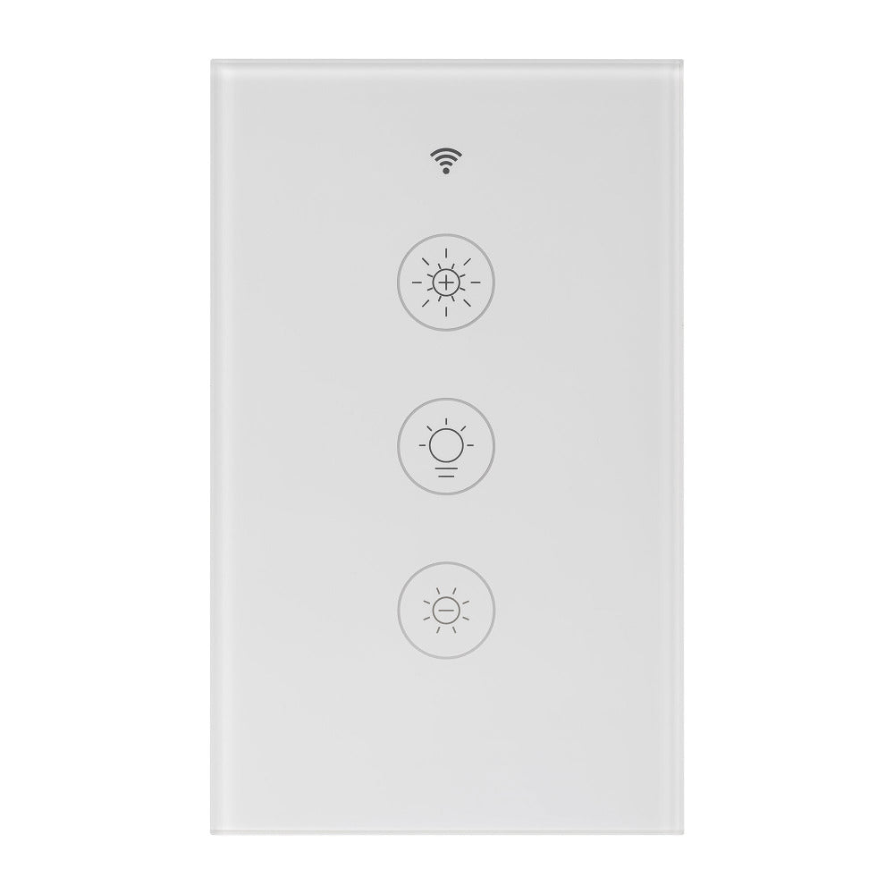 Wifi Single Gang Dimmer Wall Switch White - HV9111