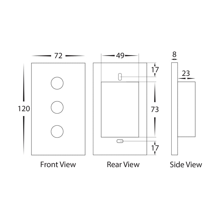 Wifi Fan Wall Controller White - HV9115