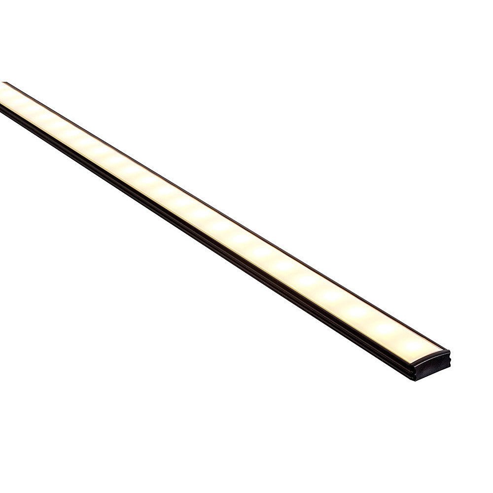 Strip Light Profile L3000mm W17mm Opal Black Aluminum - VB-ALP002-R-3M-BLK