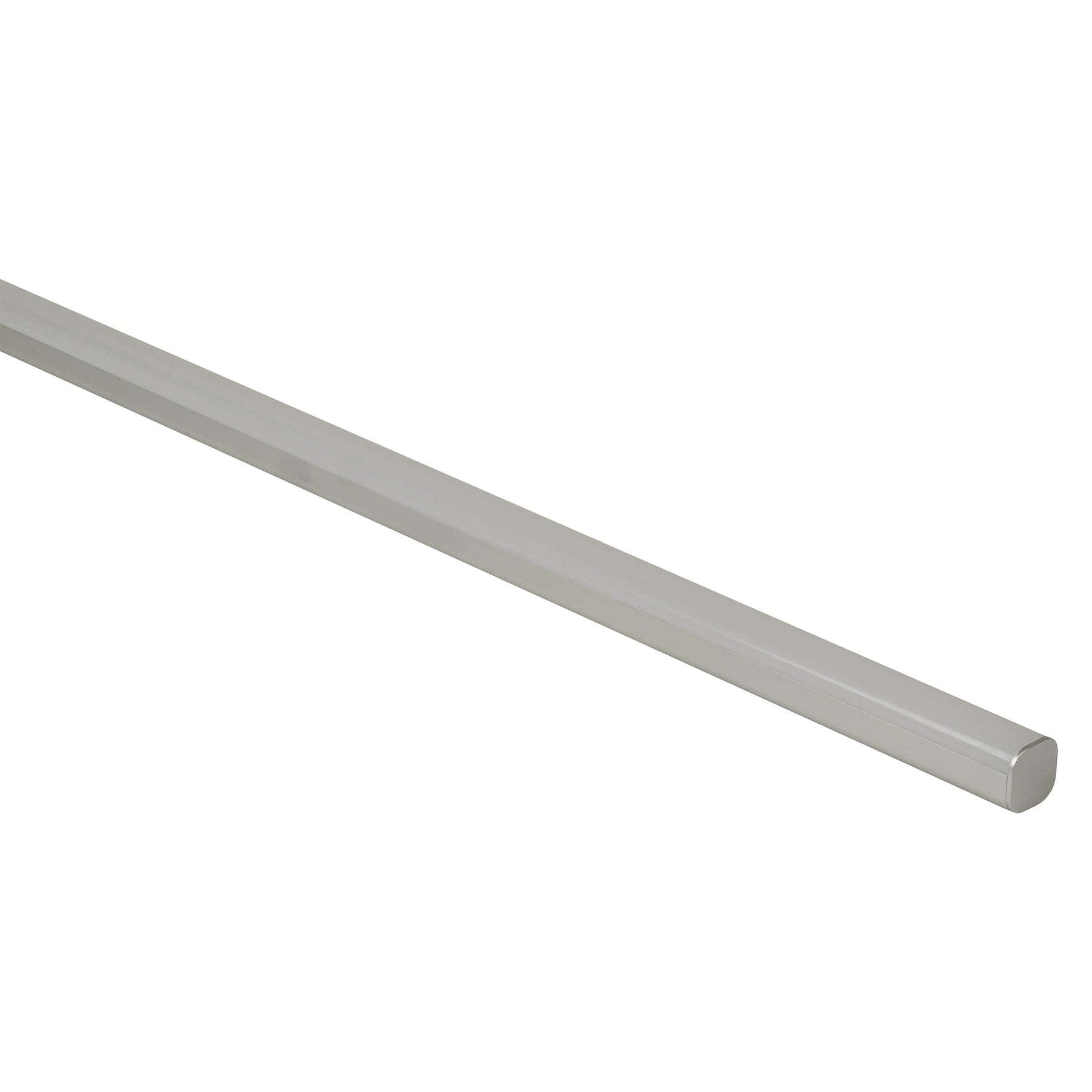 Aluminium Profile with Rounded Diffuser Silver 3 Meter- HV9693-3030-3M