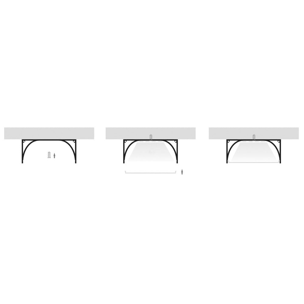 Buy Strip Light Profiles Australia Large Deep Square Profile W80mm 3M Silver - HV9693-8035-3M