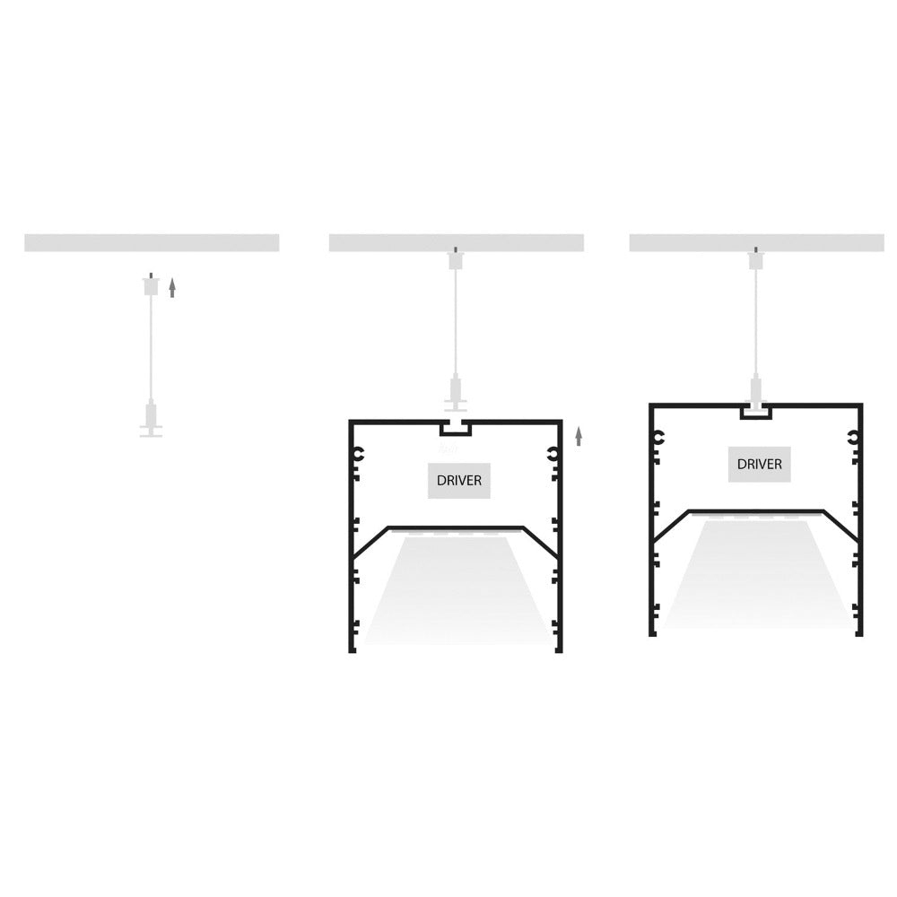 Buy Strip Light Profiles Australia Large Deep Square Profile W82mm Silver - HV9693-8090