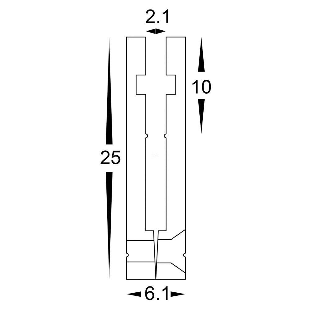 Buy Strip Light Profiles Australia Side Mounted Profile Silver - HV9694-0625