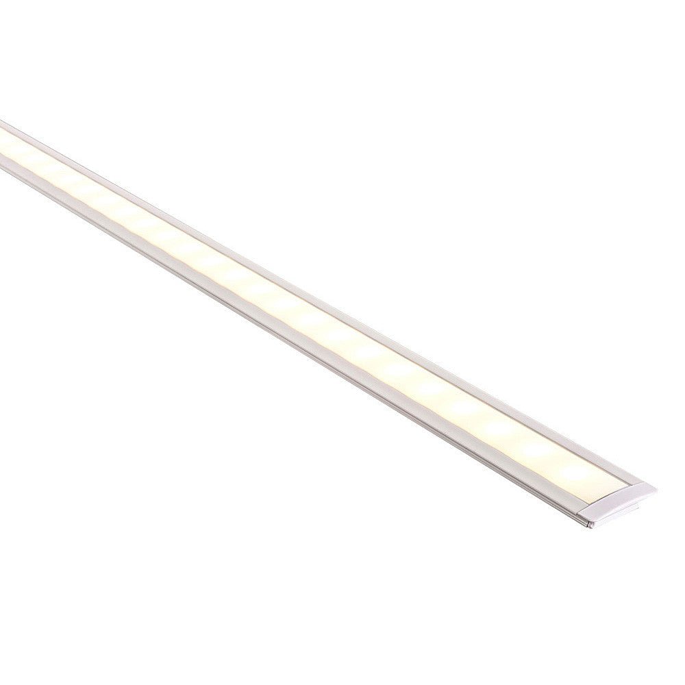 Strip Light Profile L2000mm W23mm White Opal Aluminum - VB-ALP001-R-2M