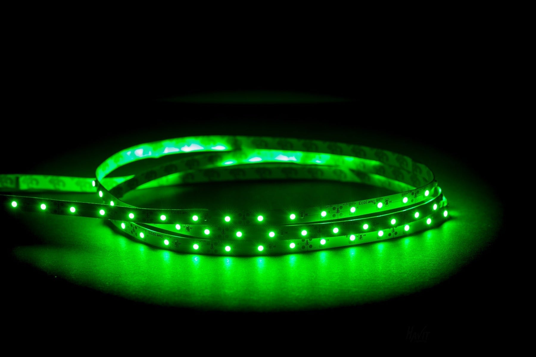 4.8W 12V DC IP20 LED Strip Green 20 Metre - HV9723-IP20-60-G-20M