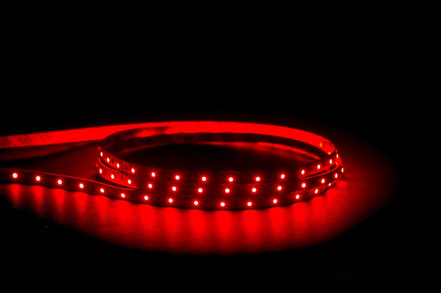 4.8W 12V DC IP20 LED Strip Red 20 Metre - HV9723-IP20-60-R-20M