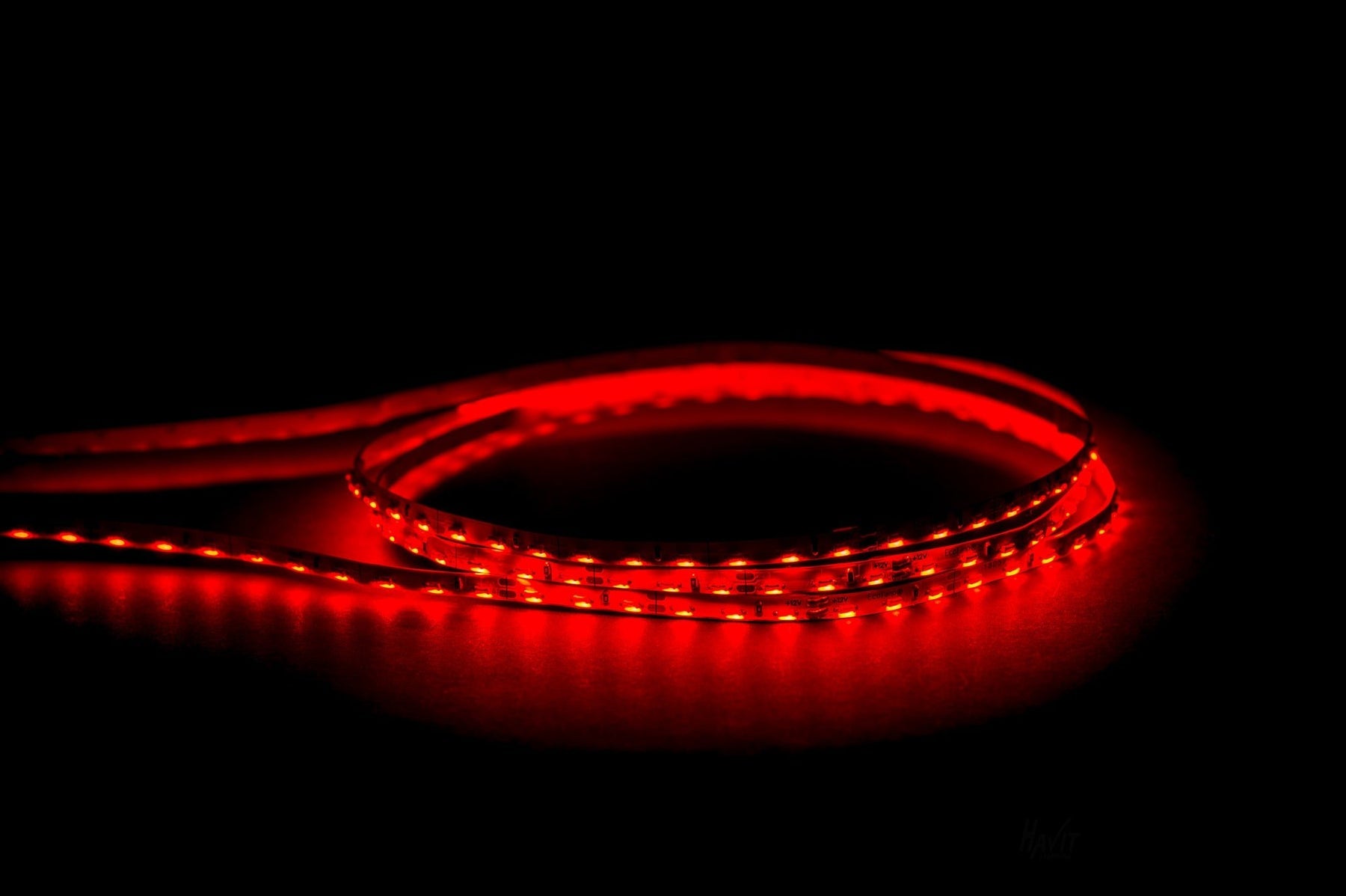 7.7W 12V DC IP20 Side Mounted LED Strip Red 20 Metre - HV9723-IP20-96SM-R-20M