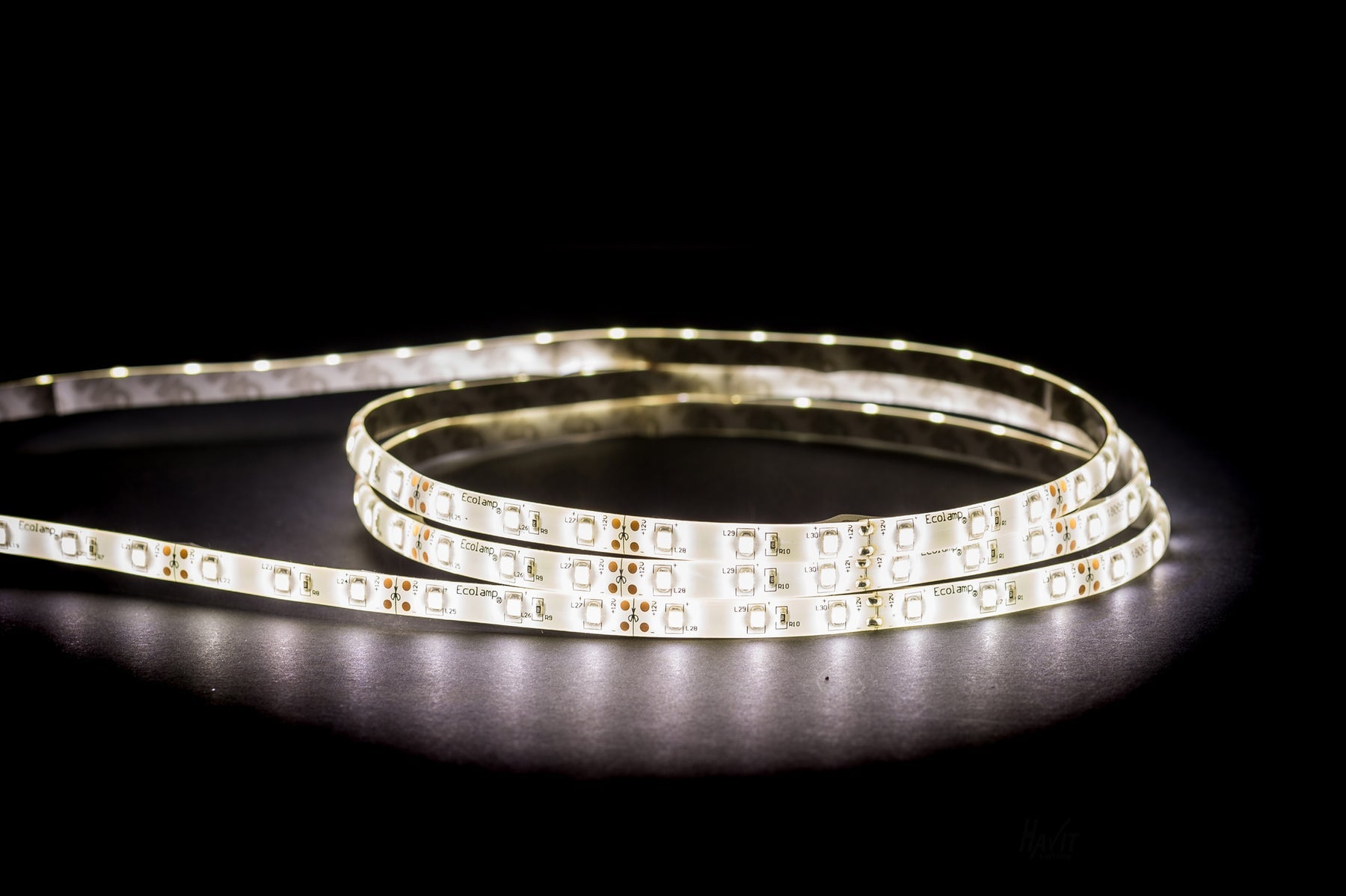 4.8W 12V DC IP54 LED Strip 5500K 10 Meter - HV9723-IP54-60-5K-10M