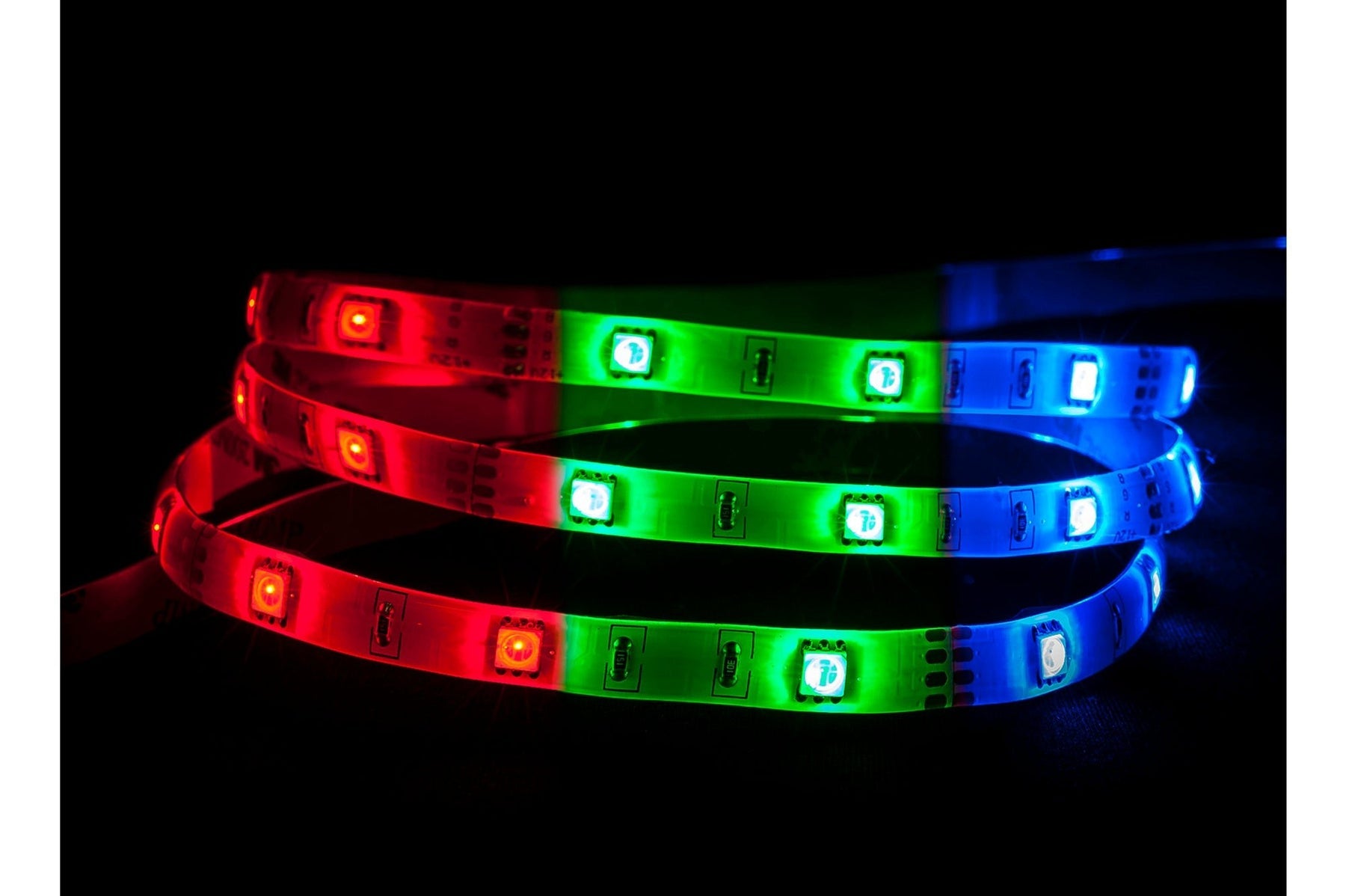 8W 12V DC IP54 LED Strip Chasing RGB 5 Meter - HV9750-IP54-60-CHRGB-5M