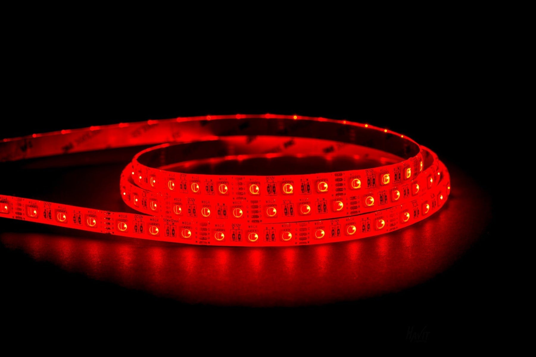 14.4W 12V DC IP54 LED Strip RGBC 10 Metre - HV9751-IP54-60-RGBC-10M