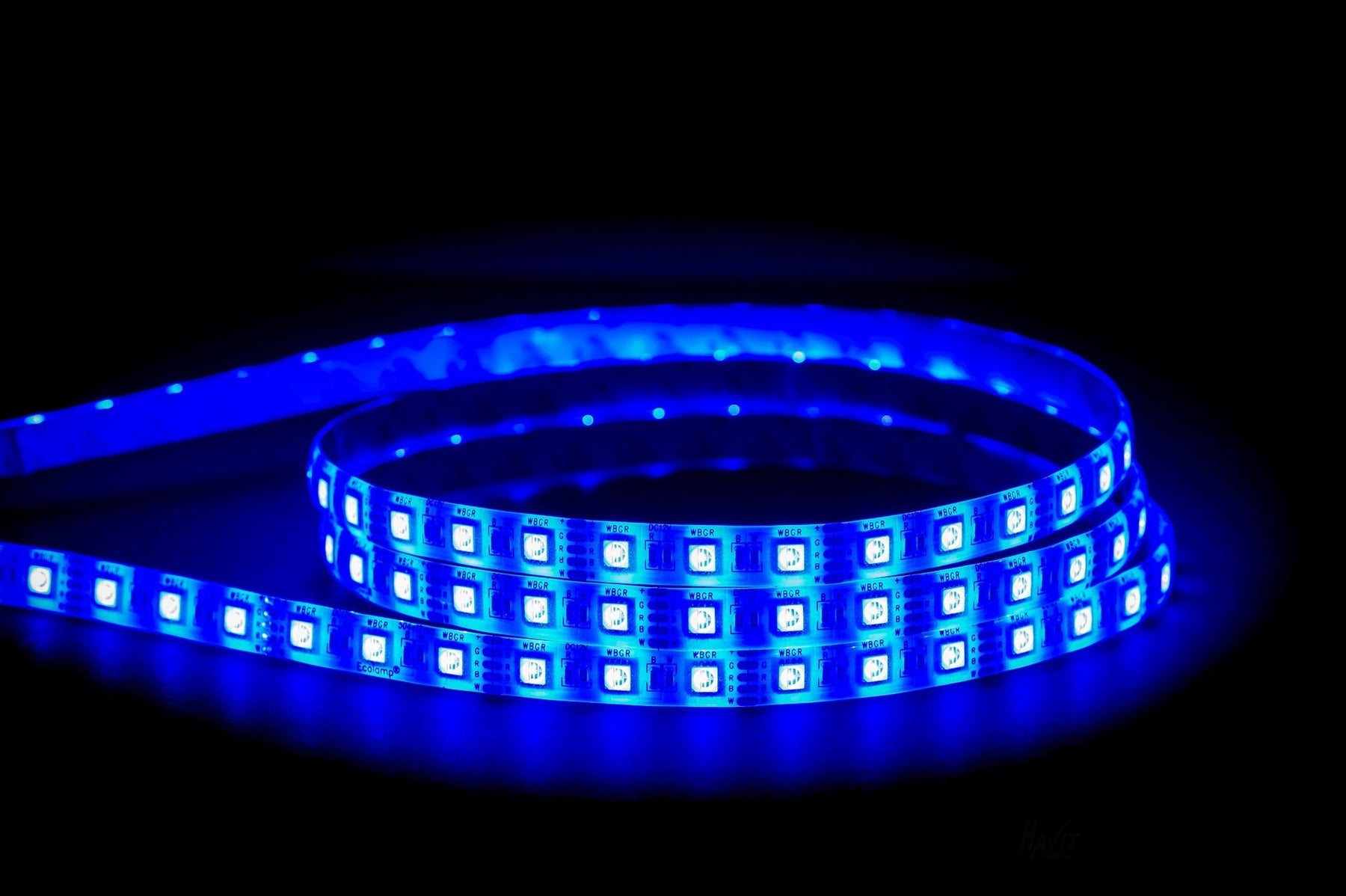 14.4W 12V DC IP54 LED Strip RGBW 10 Metre - HV9751-IP54-60-RGBW-10M