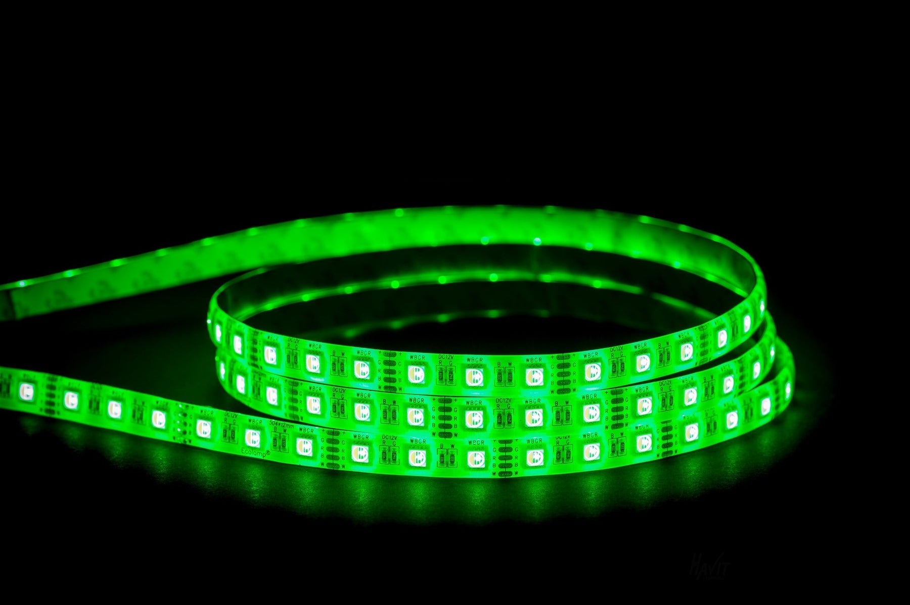 14.4W 12V DC IP54 LED Strip RGBW 10 Metre - HV9751-IP54-60-RGBW-10M