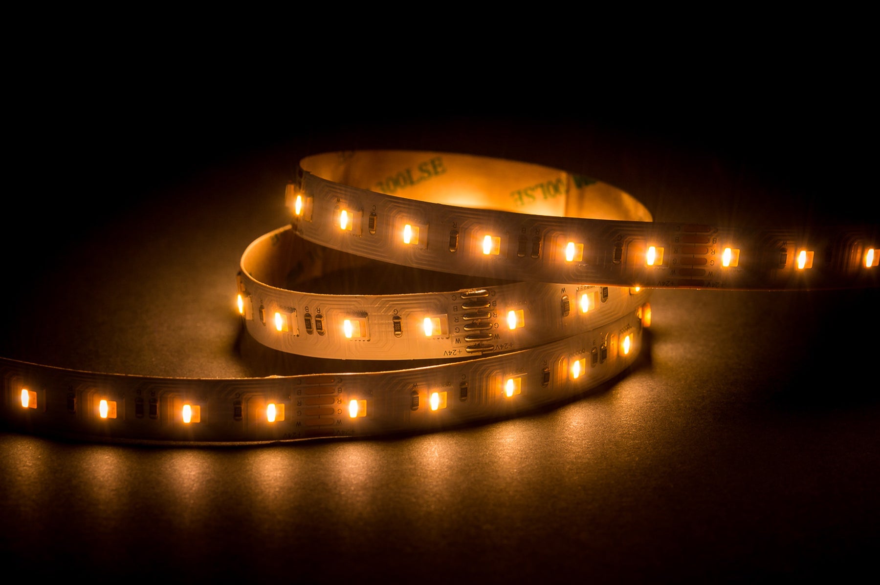 24W 24V DC IP20 LED Strip RGBCW 30 Metre - HV9752-IP20-60-RGBCW-30M