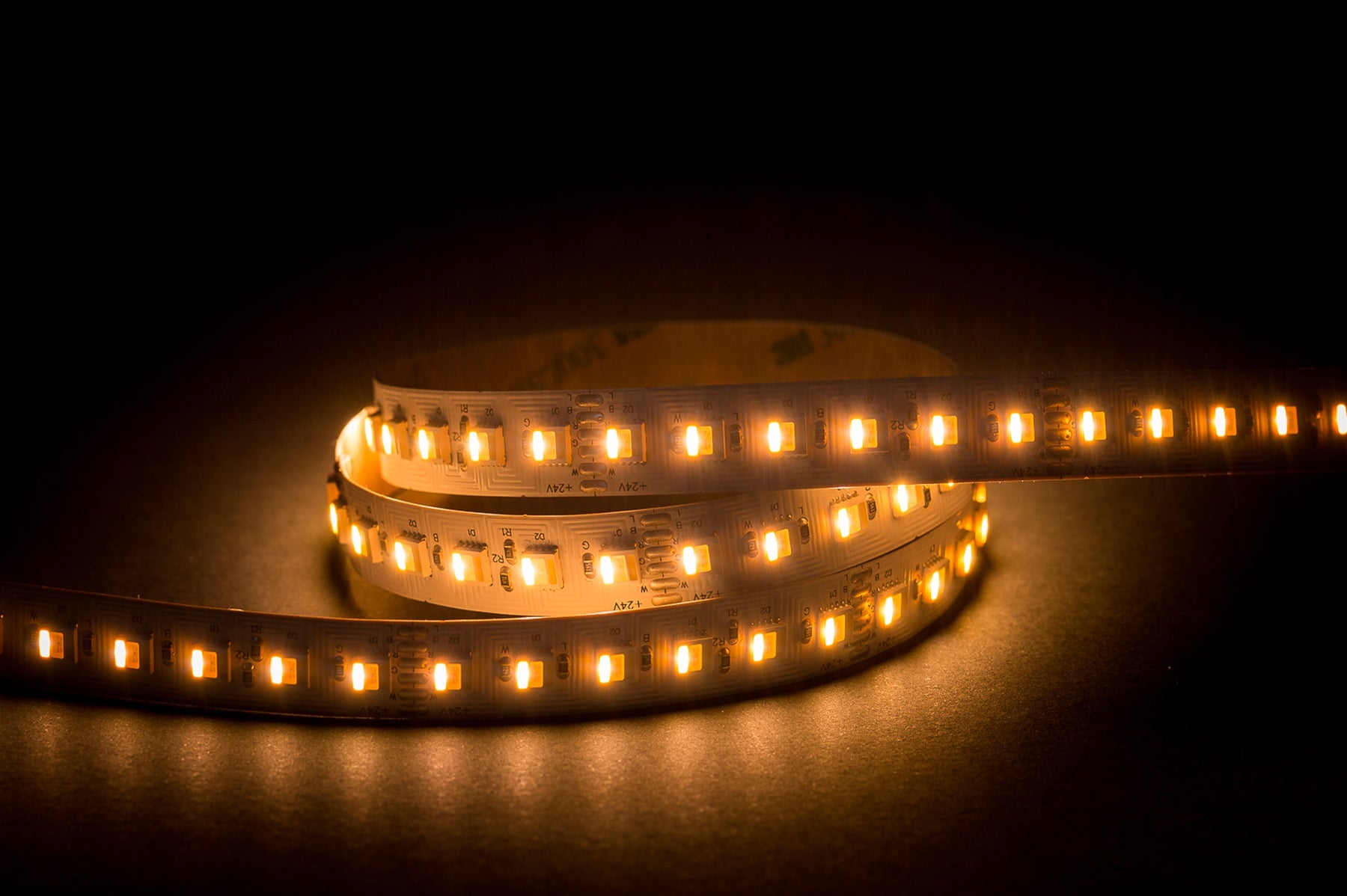 24W 24V DC IP20 LED Strip RGBCW 30 Metre - HV9752-IP20-96-RGBCW-30M