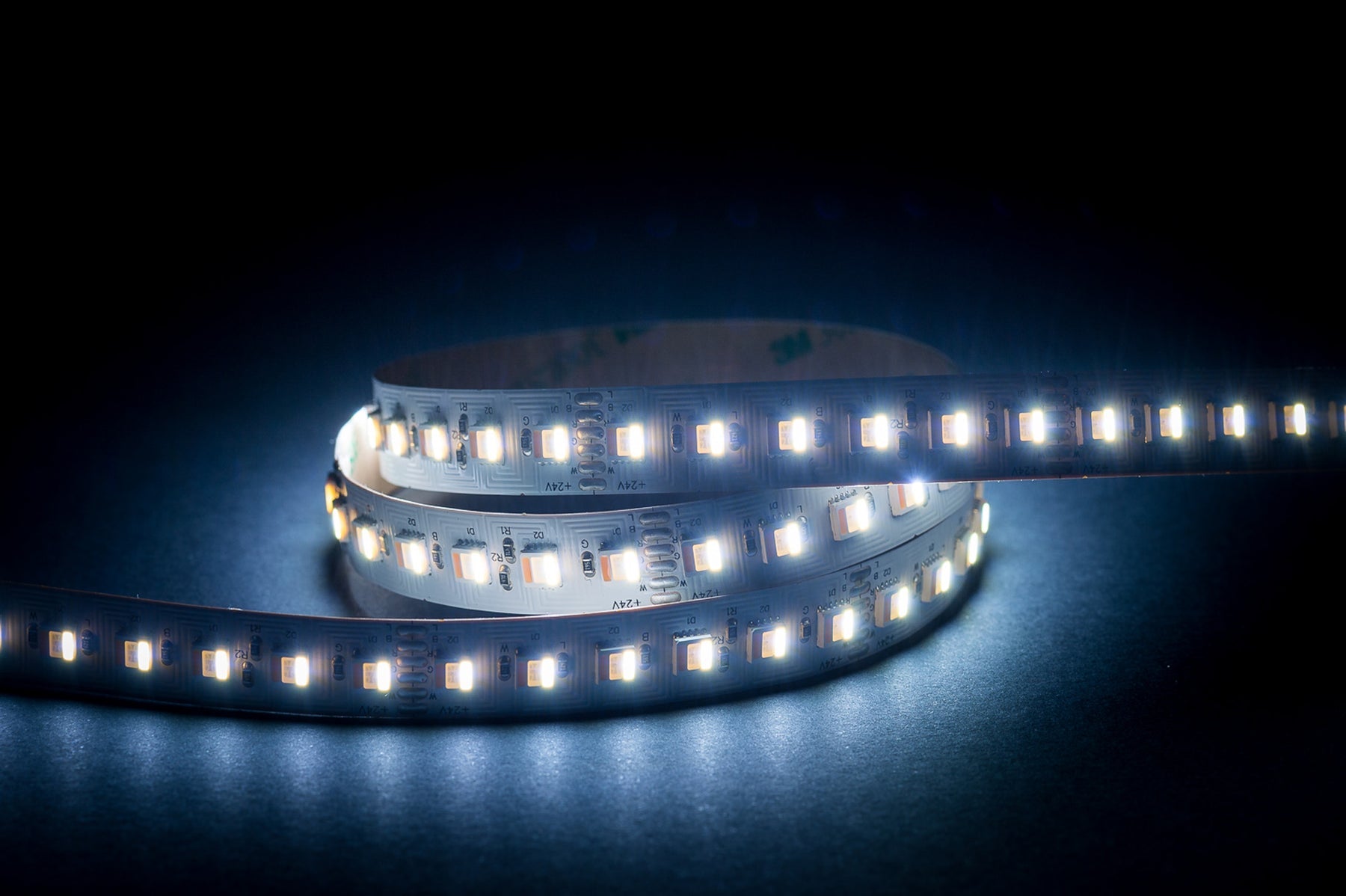 24W 24V DC IP20 LED Strip RGBCW 30 Metre - HV9752-IP20-96-RGBCW-30M